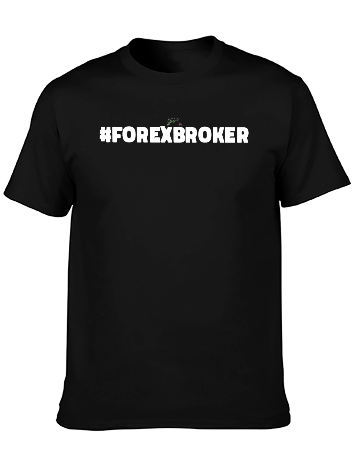 #FOREXBROKER Black T-Shirt - Trader Style