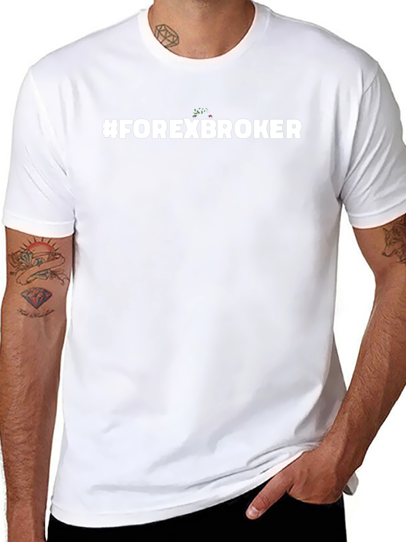 #FOREXBROKER Black T-Shirt - Trader Style