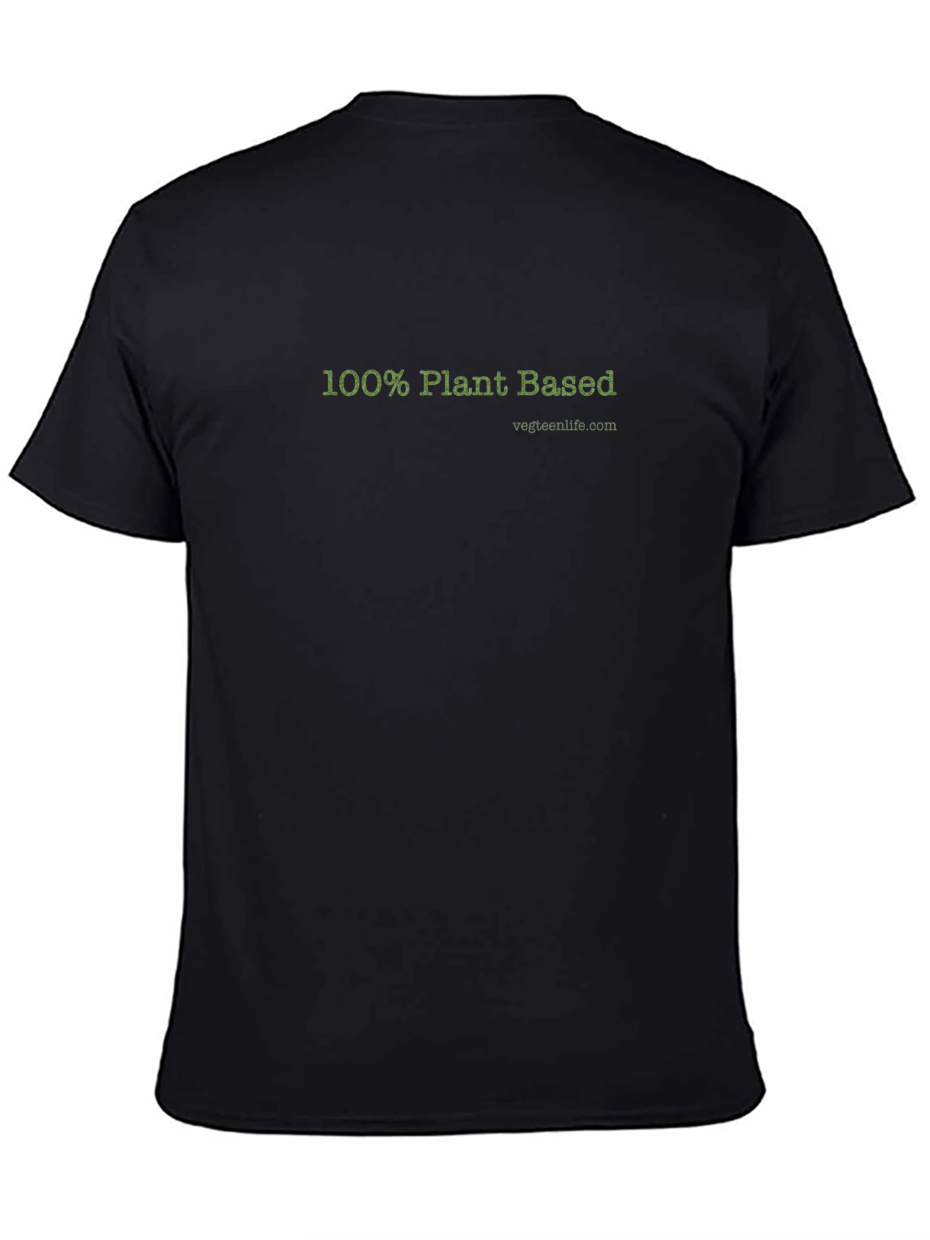 100% Plant Based Vegan T-Shirt - Black