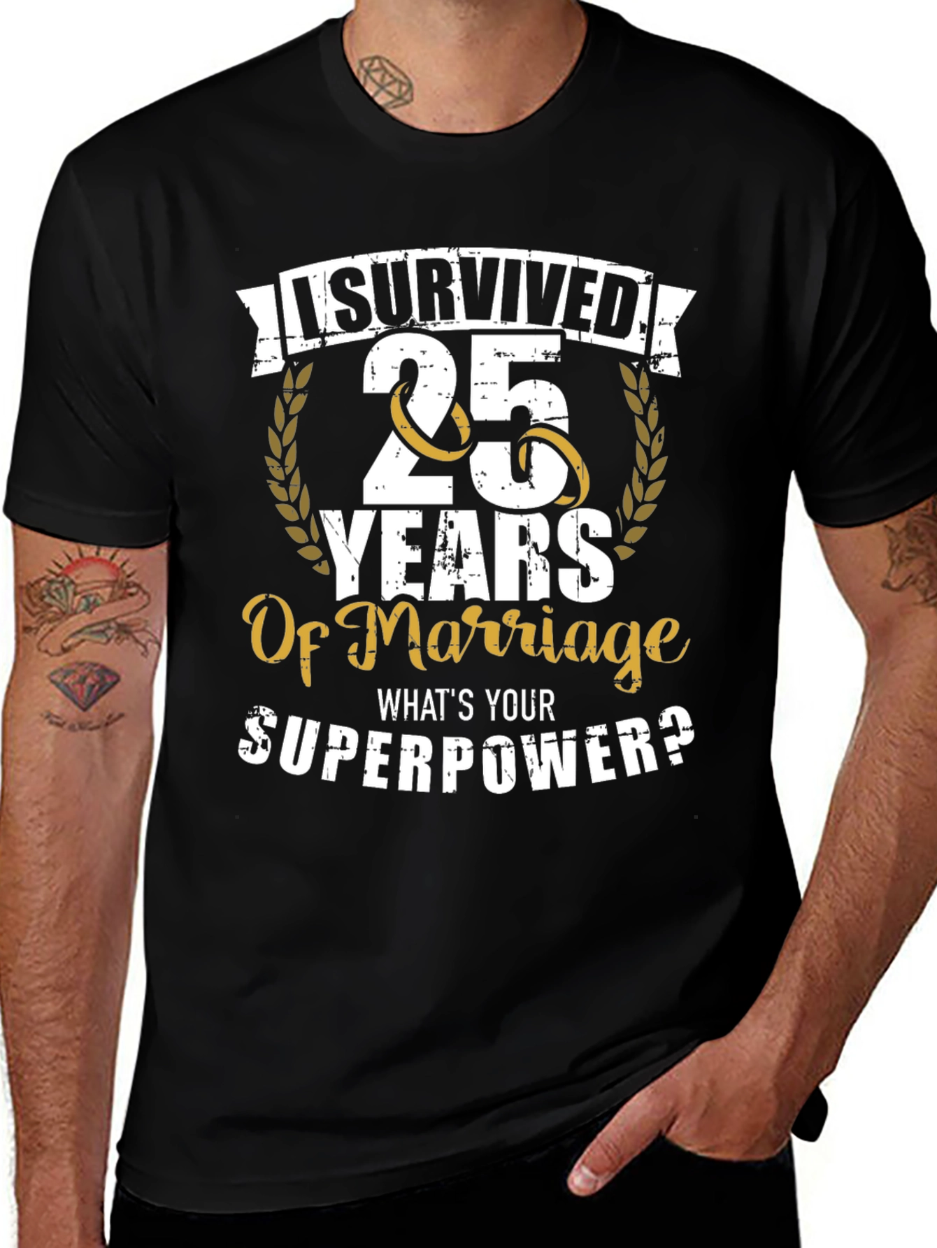 25th Anniversary Marriage Survivor T-Shirt