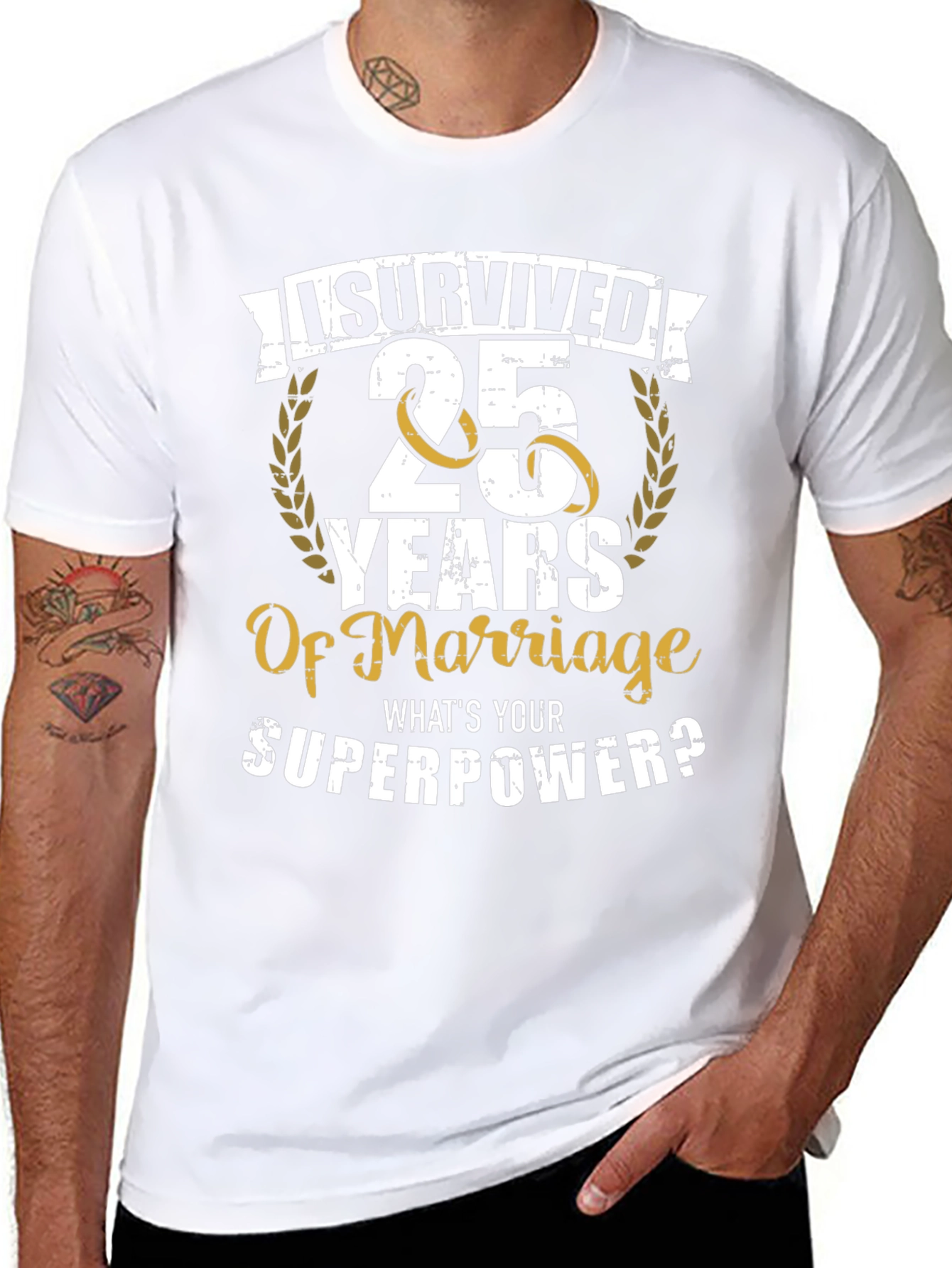 25th Anniversary Marriage Survivor T-Shirt