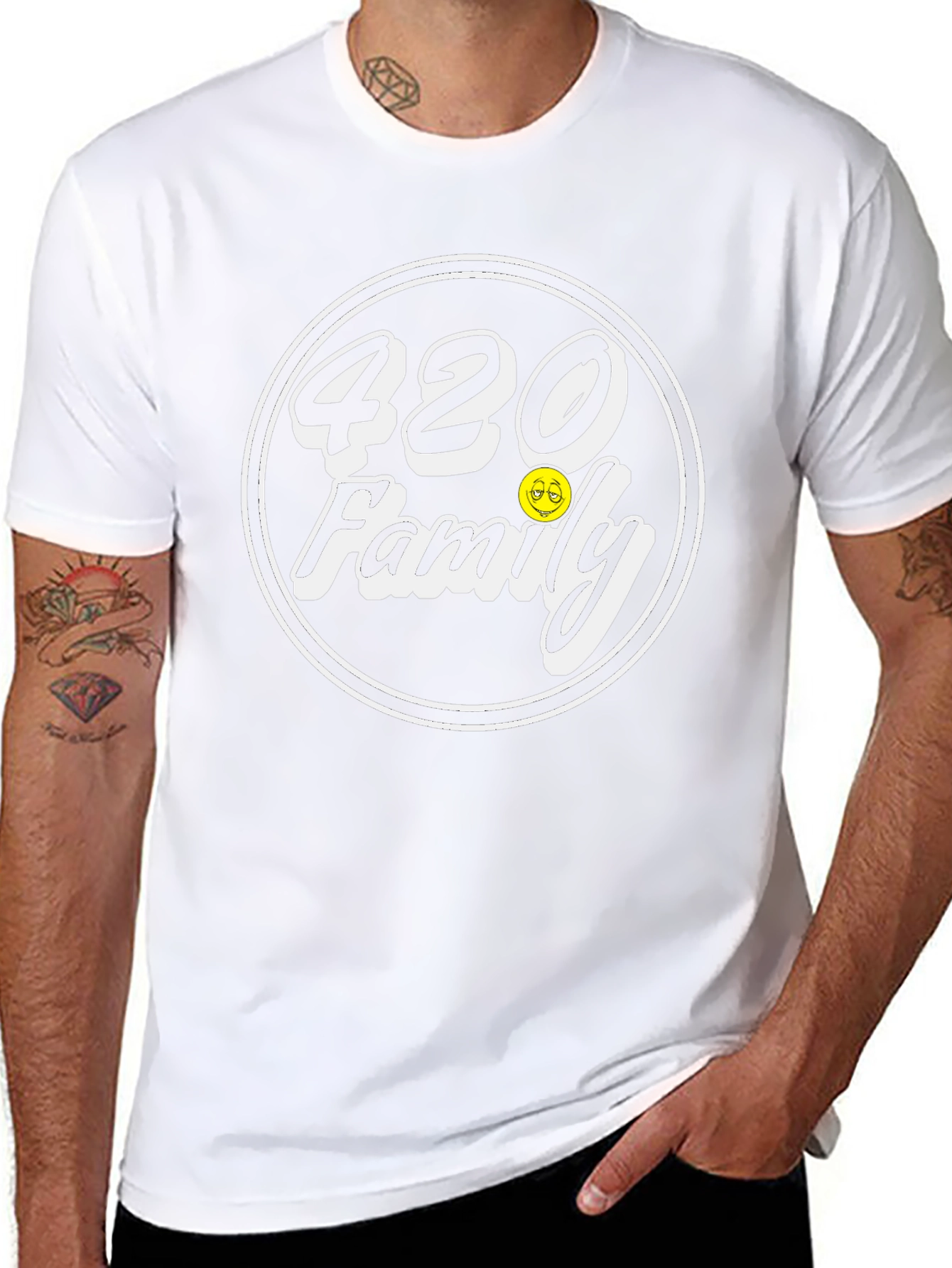 420 Family Graphic T-Shirt