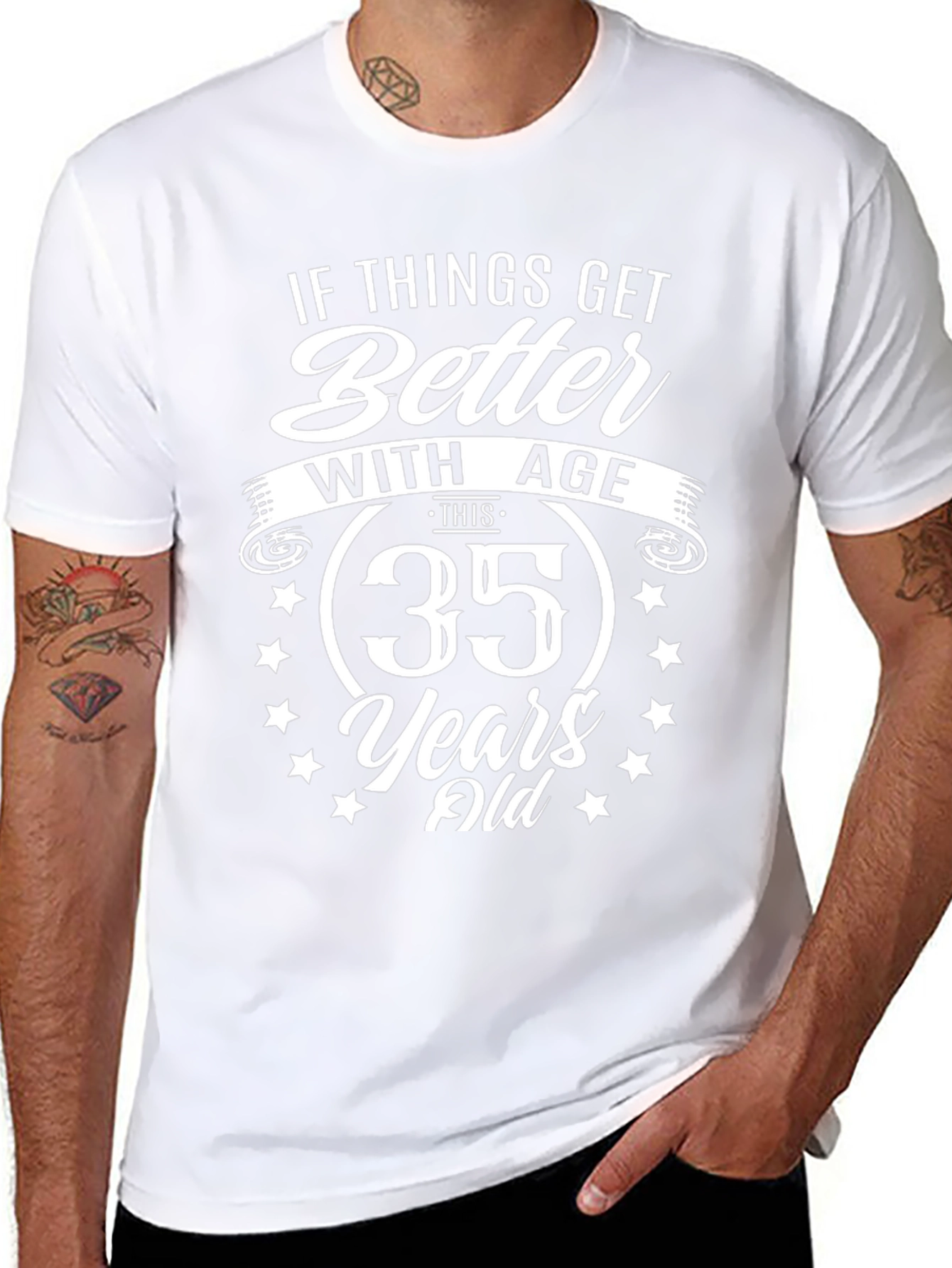 35th Birthday T-Shirt: Better with Age