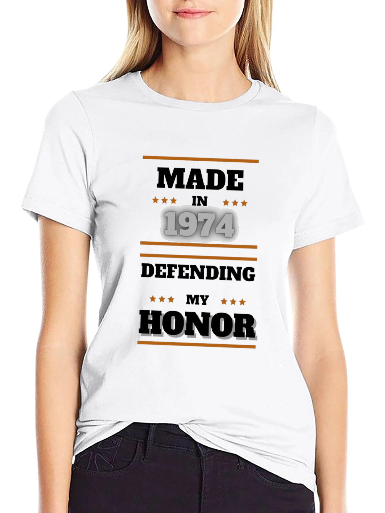 Made in 1974 Defending My Honor Tee