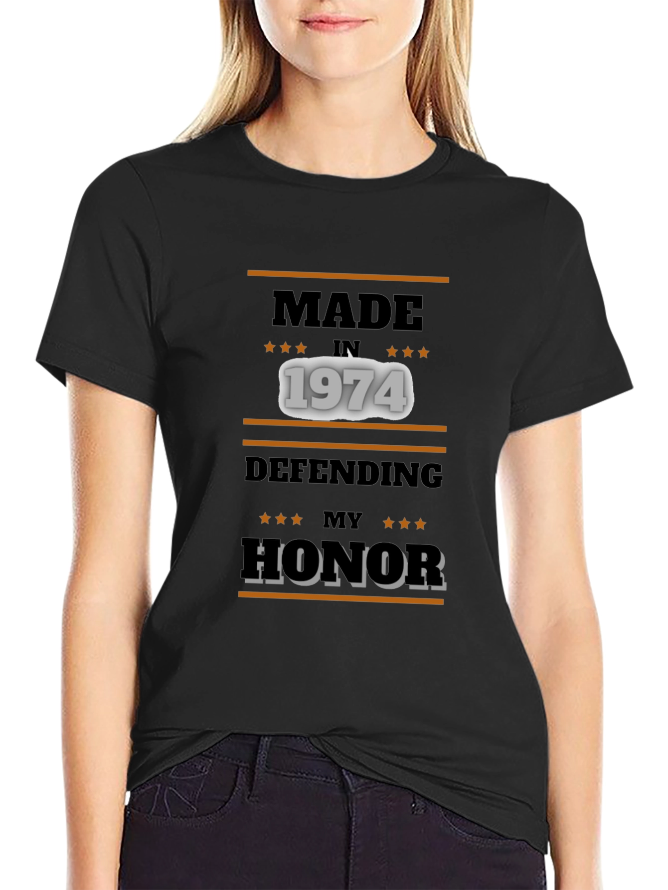 Made in 1974 Defending My Honor Tee