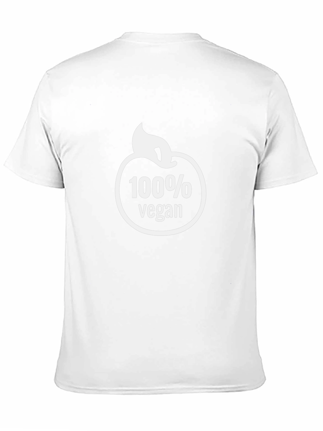 100% Vegan Graphic Tee - Black
