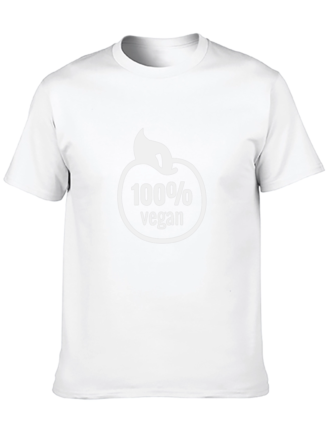 100% Vegan Graphic Tee - Black