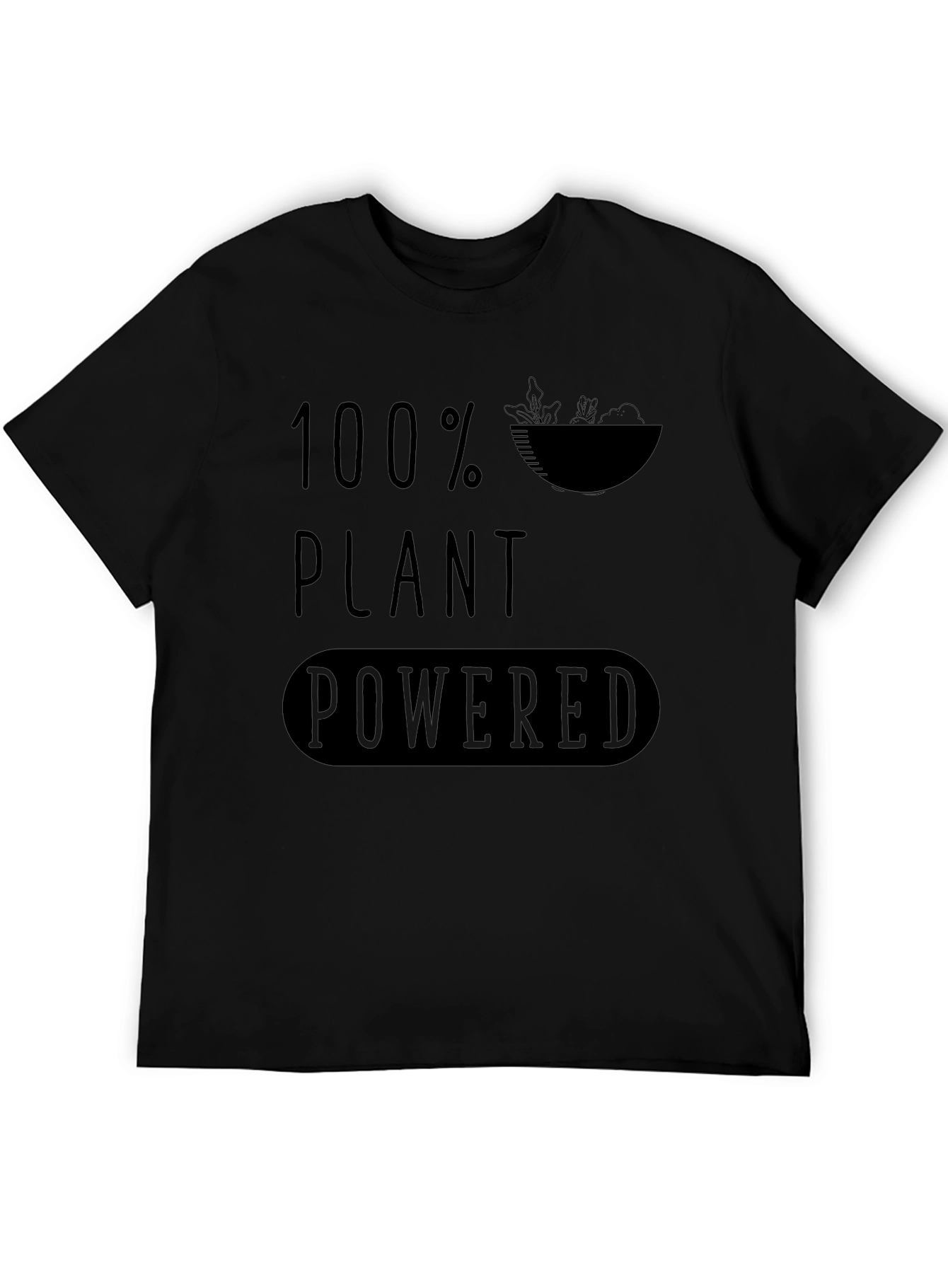 100% Plant Powered Graphic Tee - Vegan Lifestyle