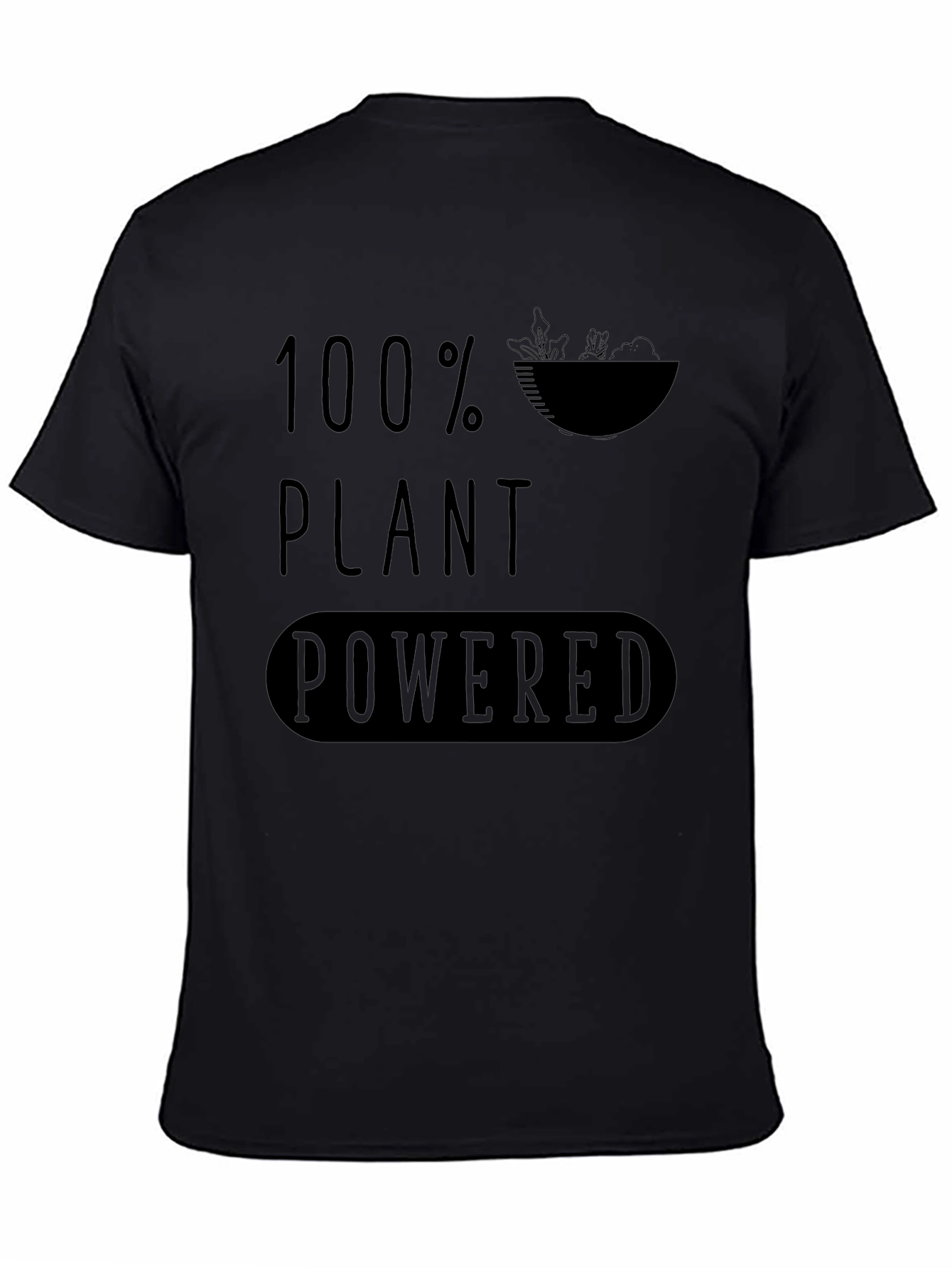 100% Plant Powered Graphic Tee - Vegan Lifestyle
