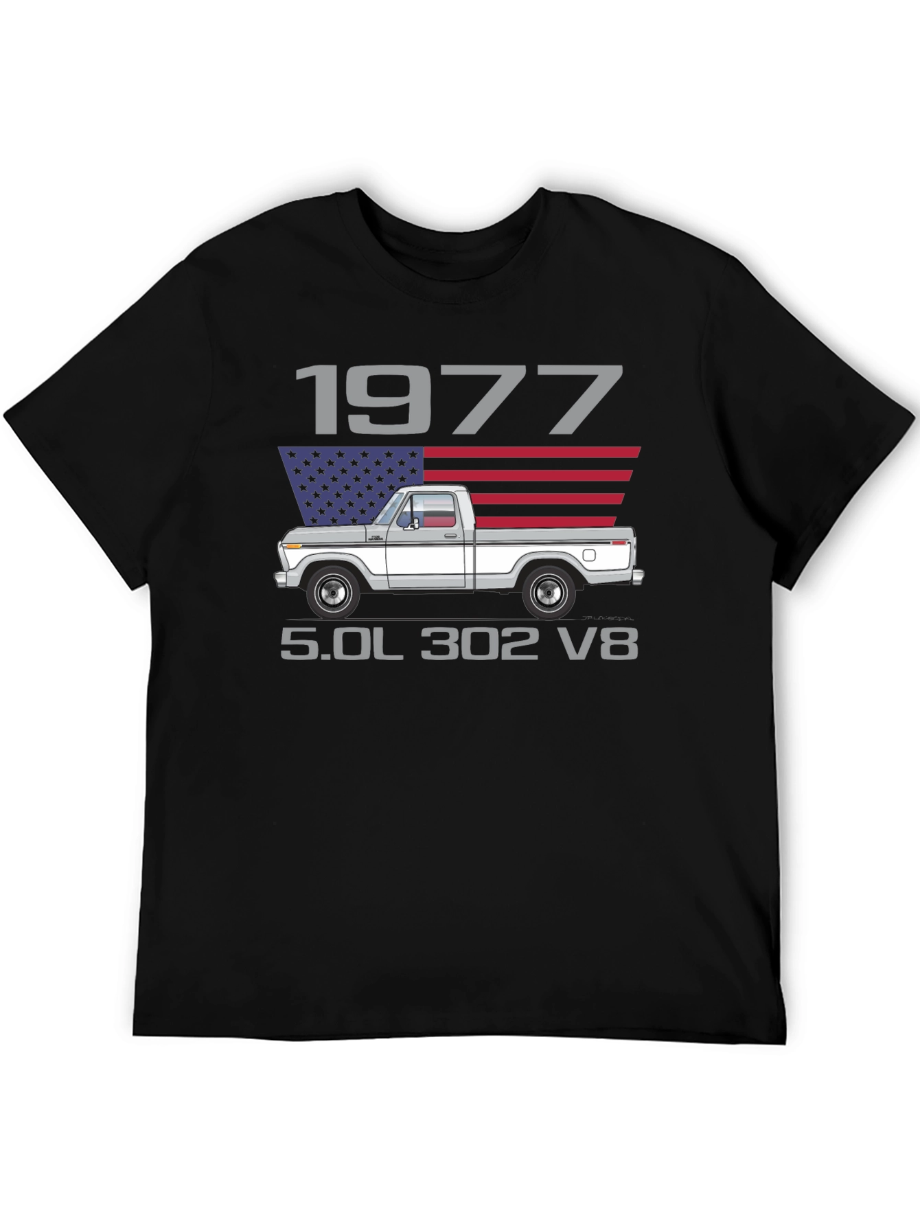 1977 Ford Truck T-Shirt 5.0L 302 V8