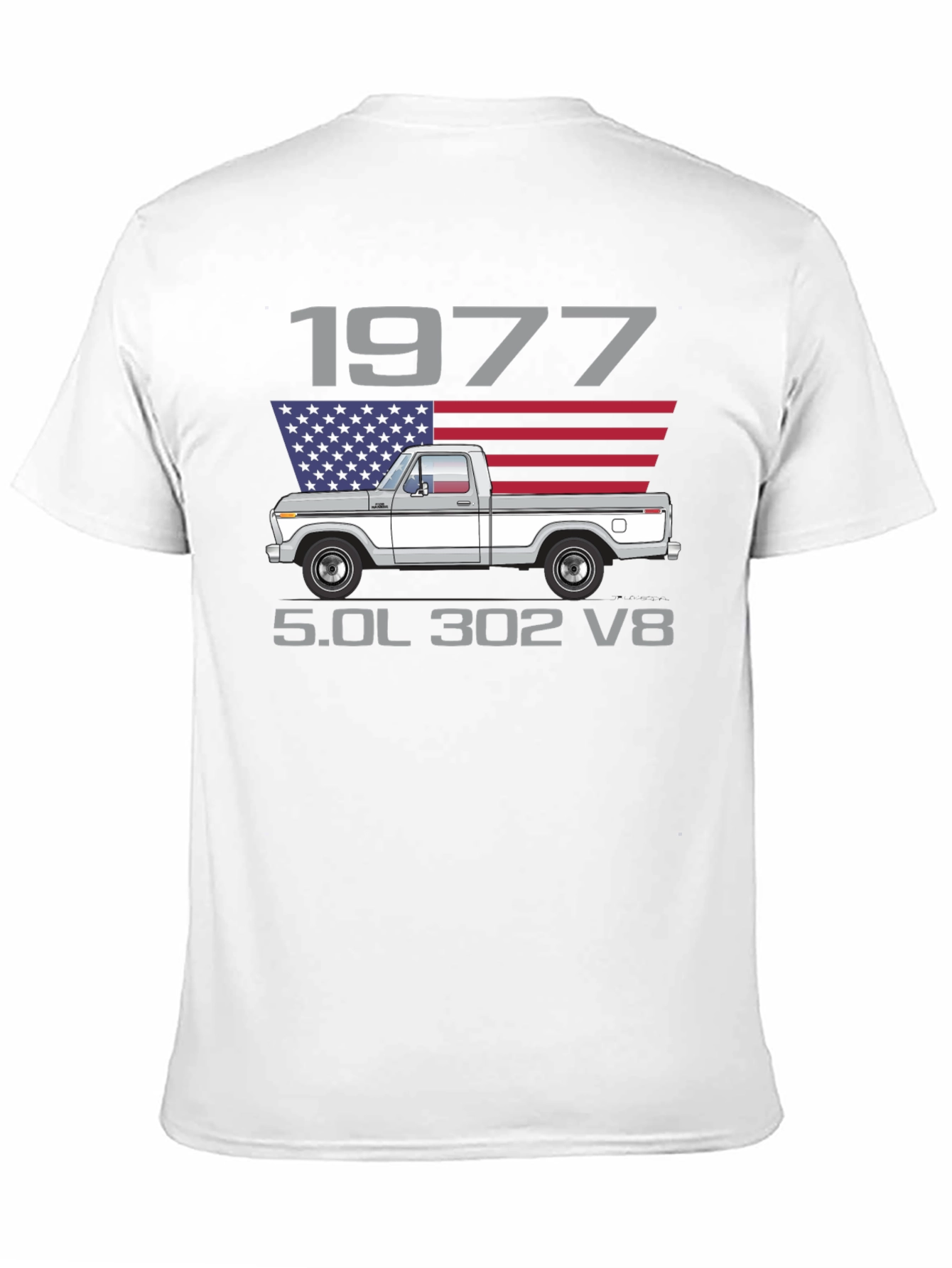 1977 Ford Truck T-Shirt 5.0L 302 V8