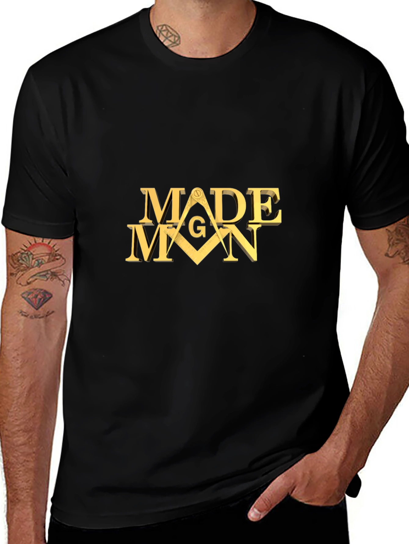 Made Man Masonic T-Shirt - Bold Graphic Tee