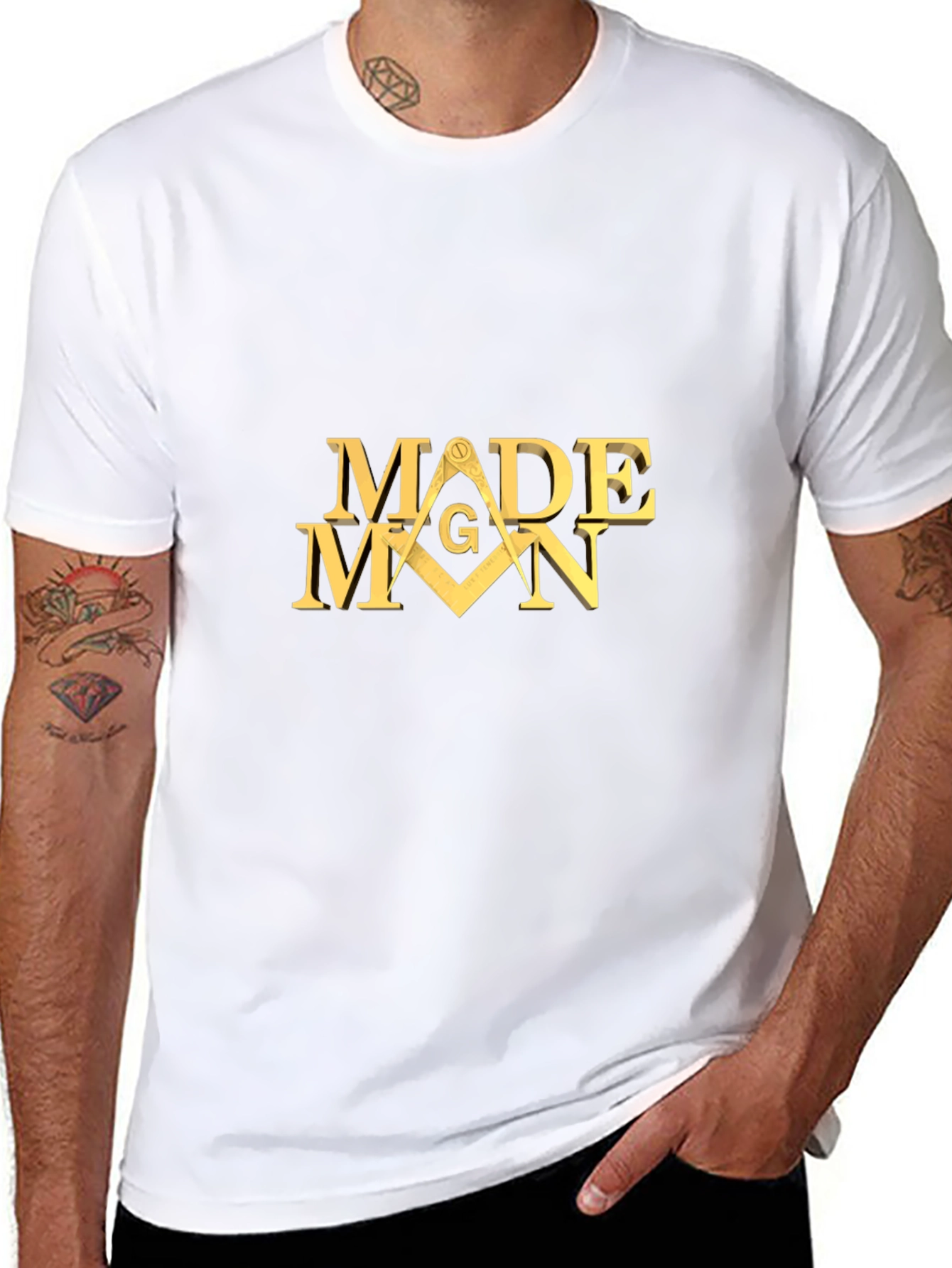 Made Man Masonic T-Shirt - Bold Graphic Tee