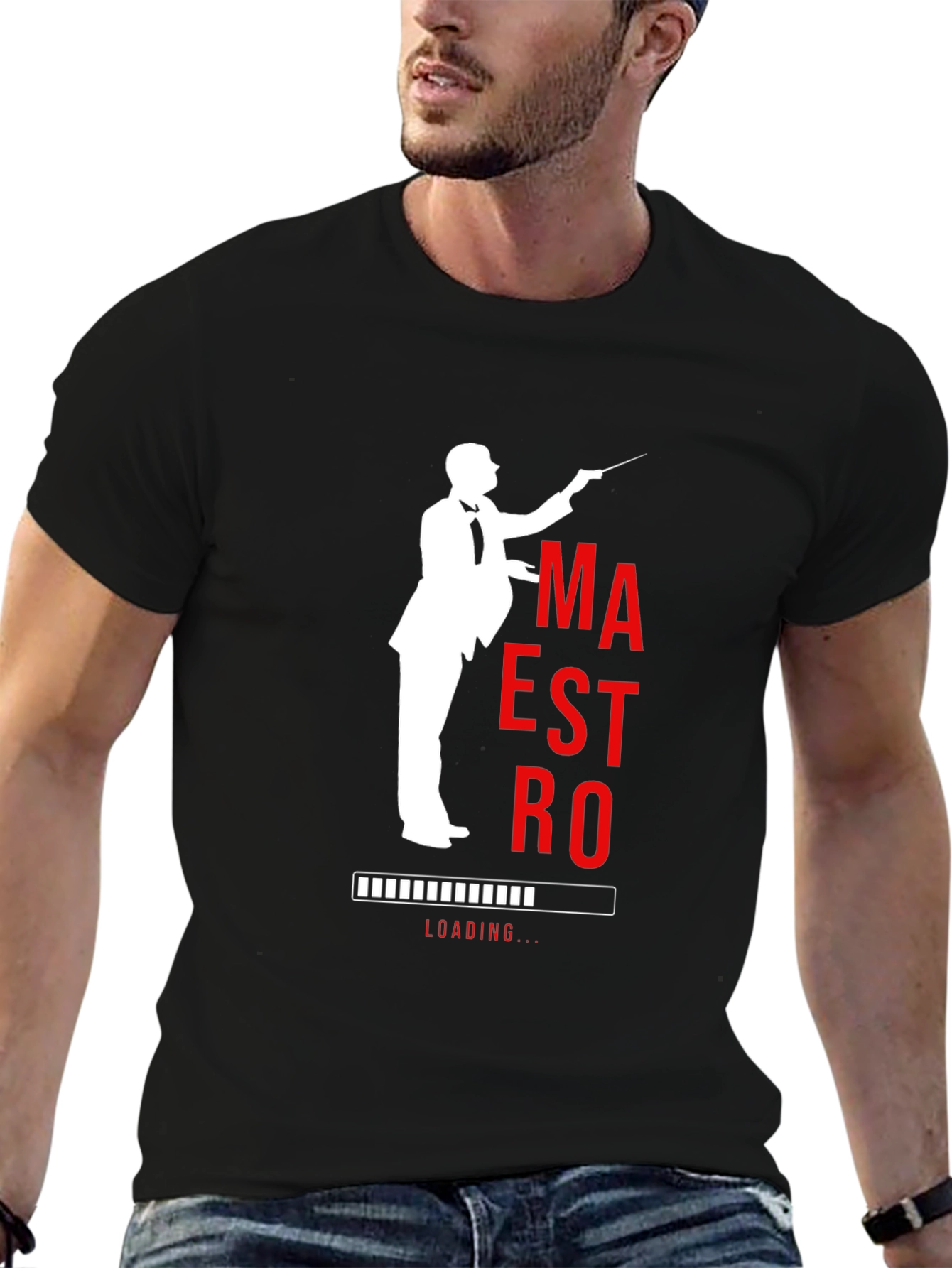 Maestro Loading Black T-Shirt