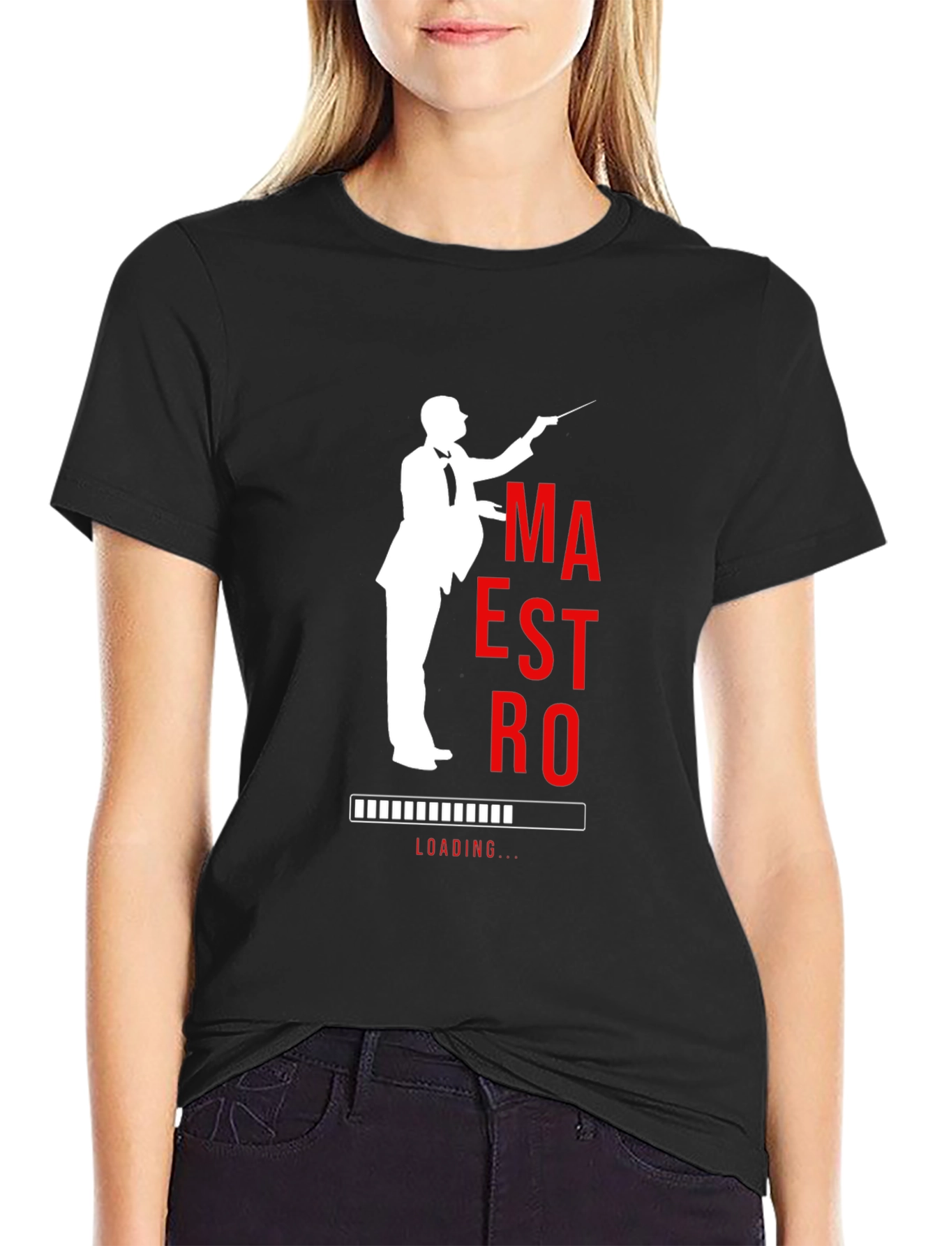 Maestro Loading Black T-Shirt