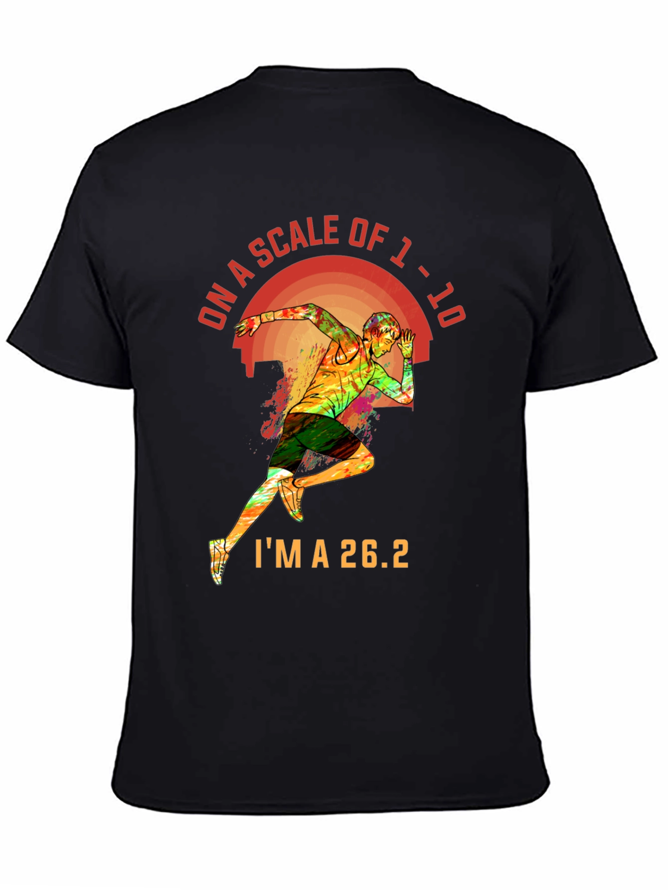 26.2 Marathon Runner Graphic Tee - Scale of 1-10
