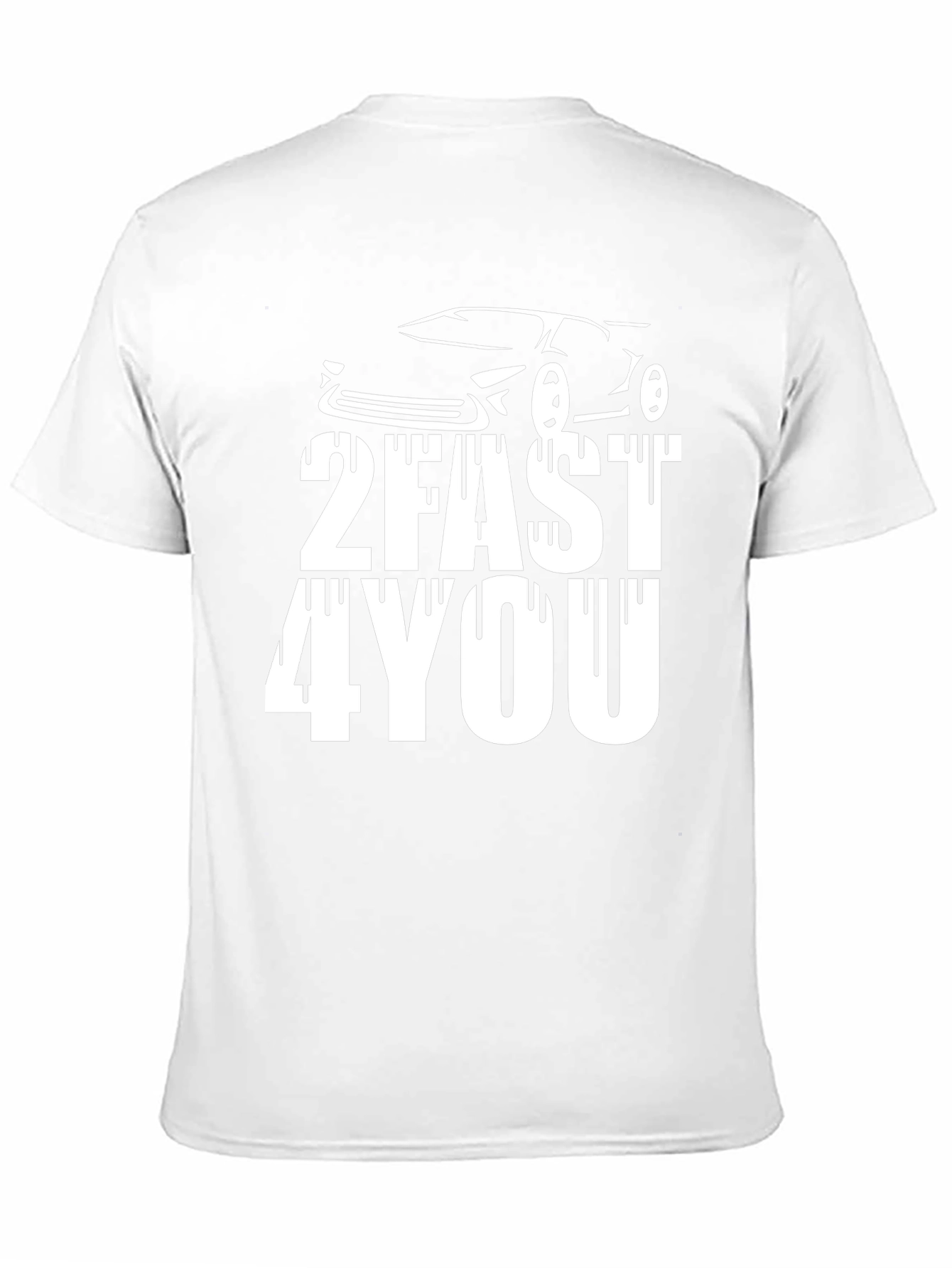 2Fast 4You Graphic T-Shirt - Black Cotton Tee