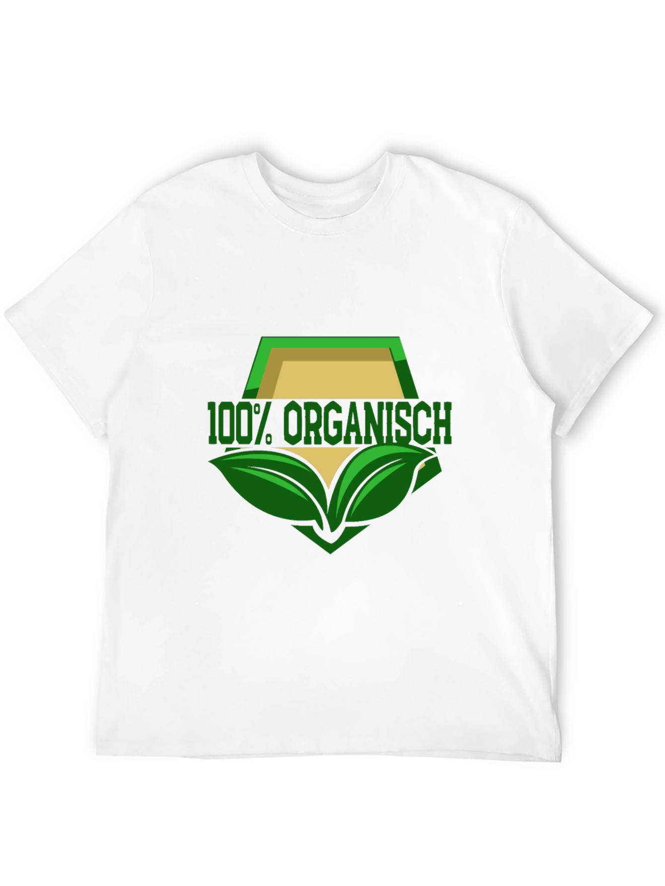 100% Organisch T-Shirt - Black Organic Design