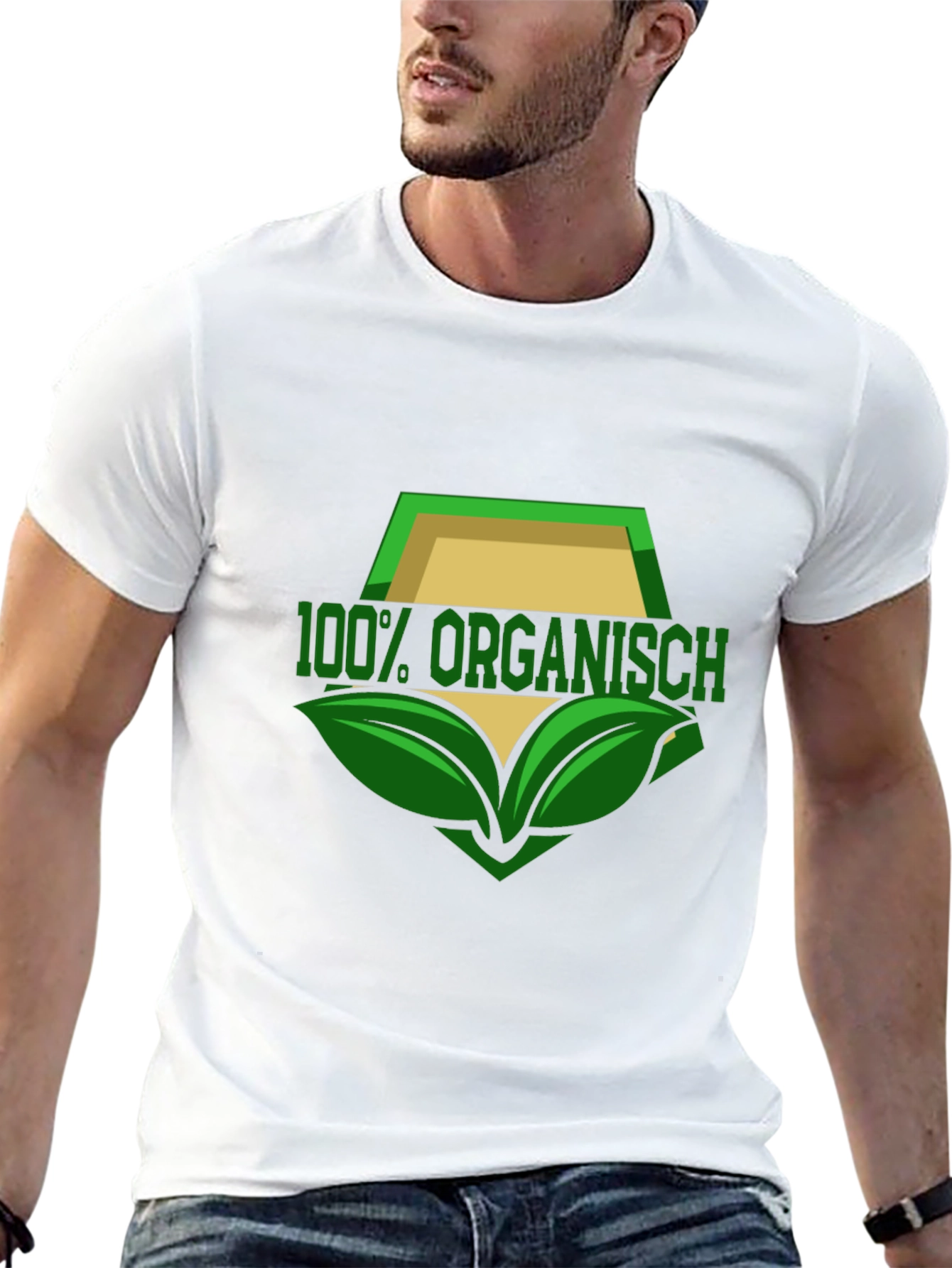 100% Organisch T-Shirt - Black Organic Design