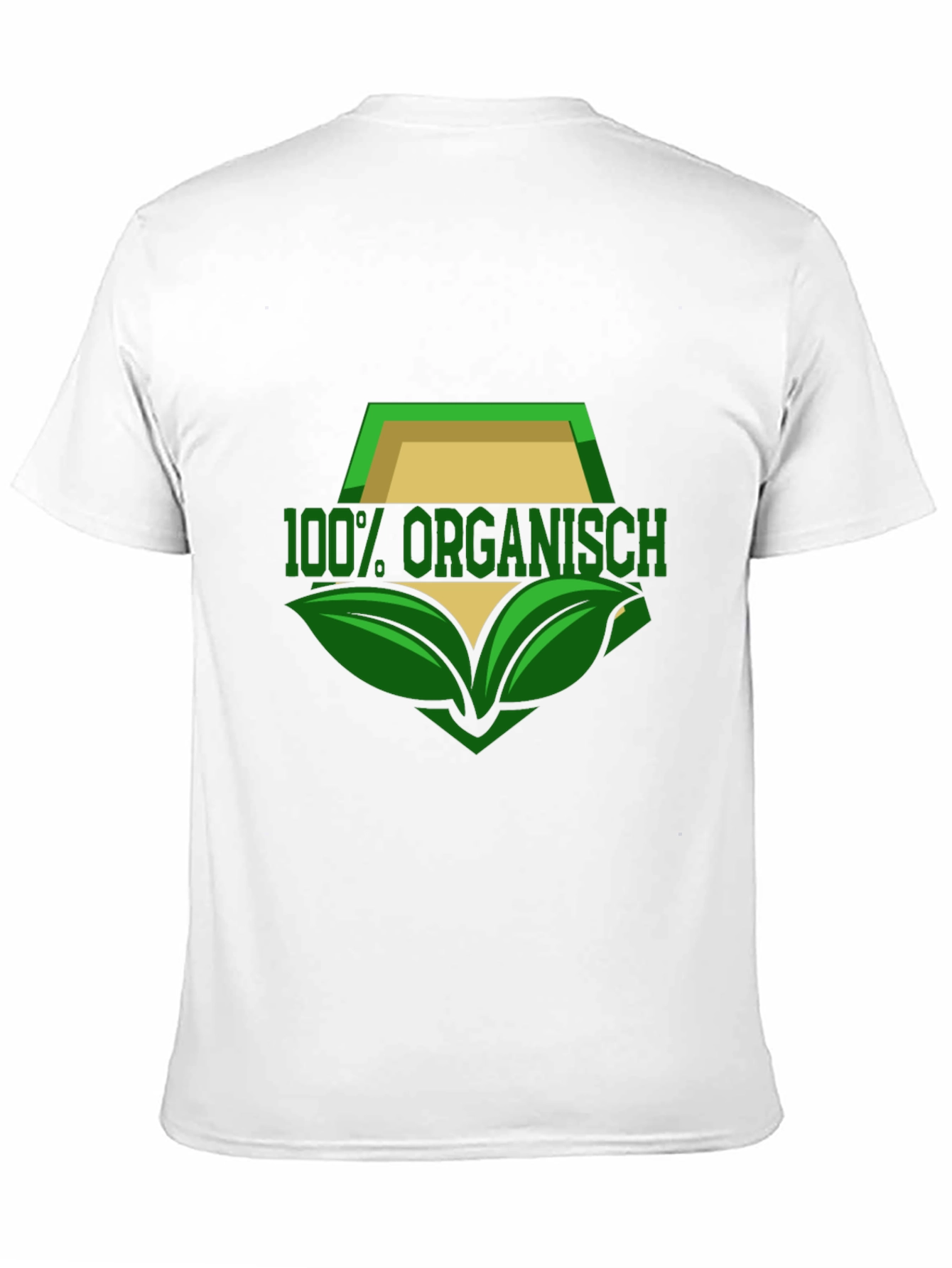 100% Organisch T-Shirt - Black Organic Design