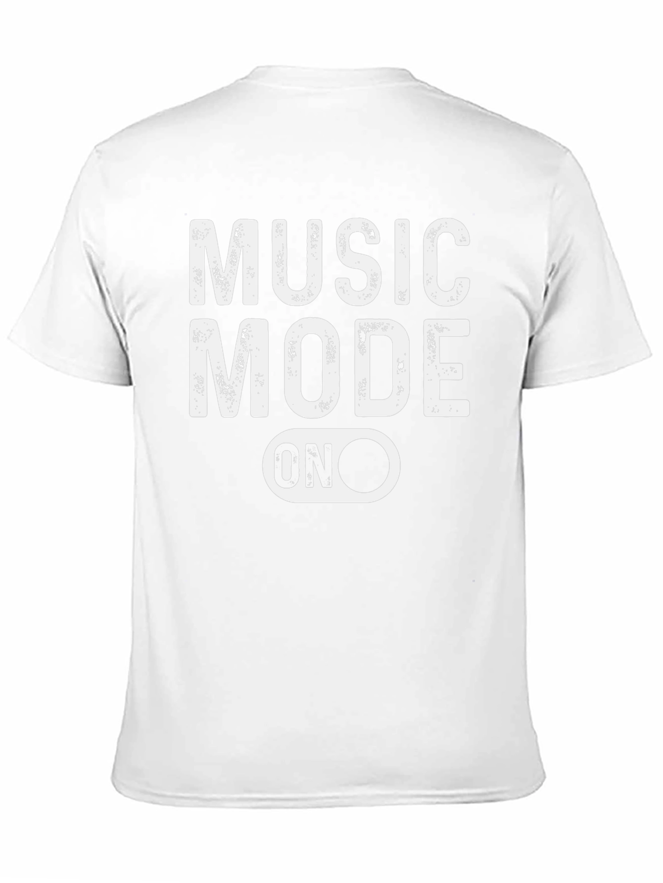 Music Mode ON Graphic Tee - Black