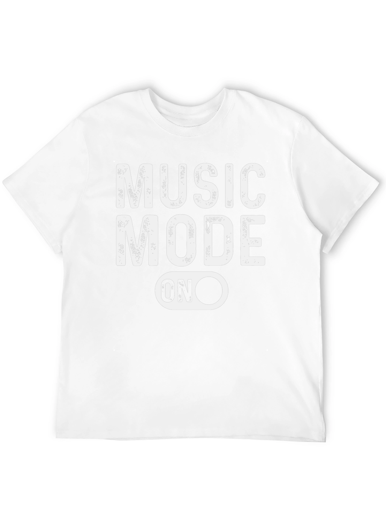Music Mode ON Graphic Tee - Black