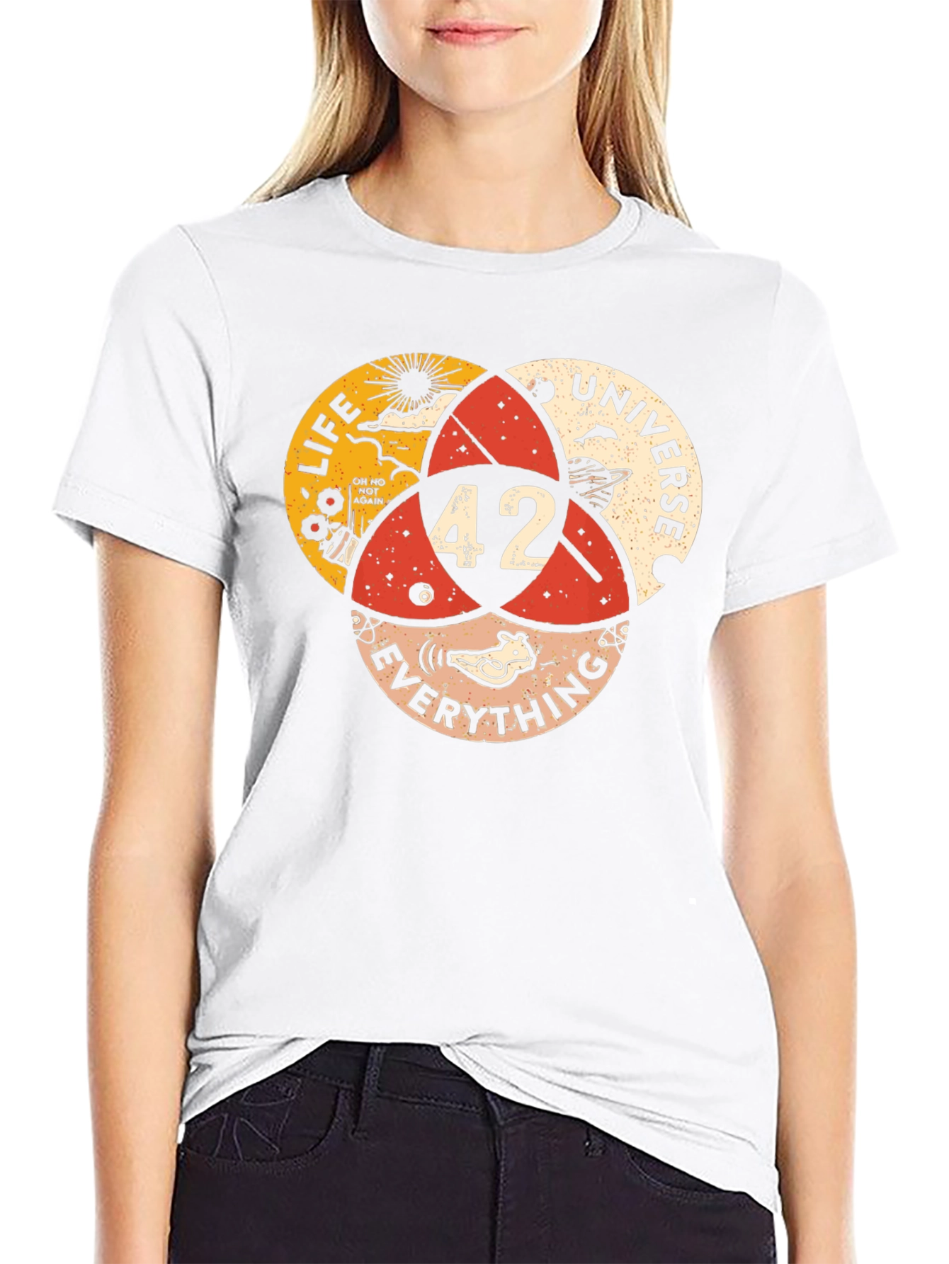 42 Answer T-Shirt - Life Universe Everything