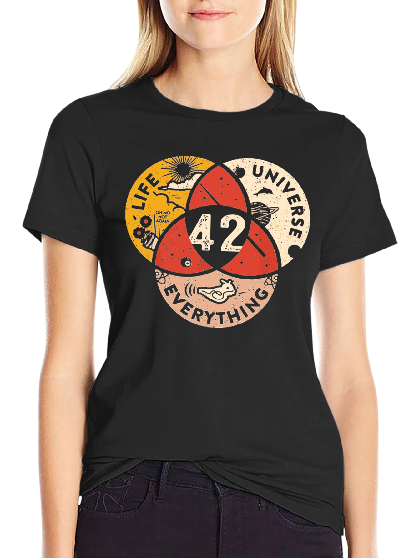 42 Answer T-Shirt - Life Universe Everything