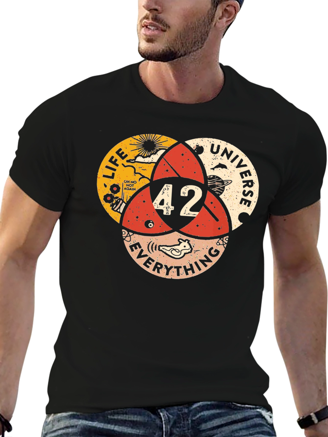 42 Answer T-Shirt - Life Universe Everything