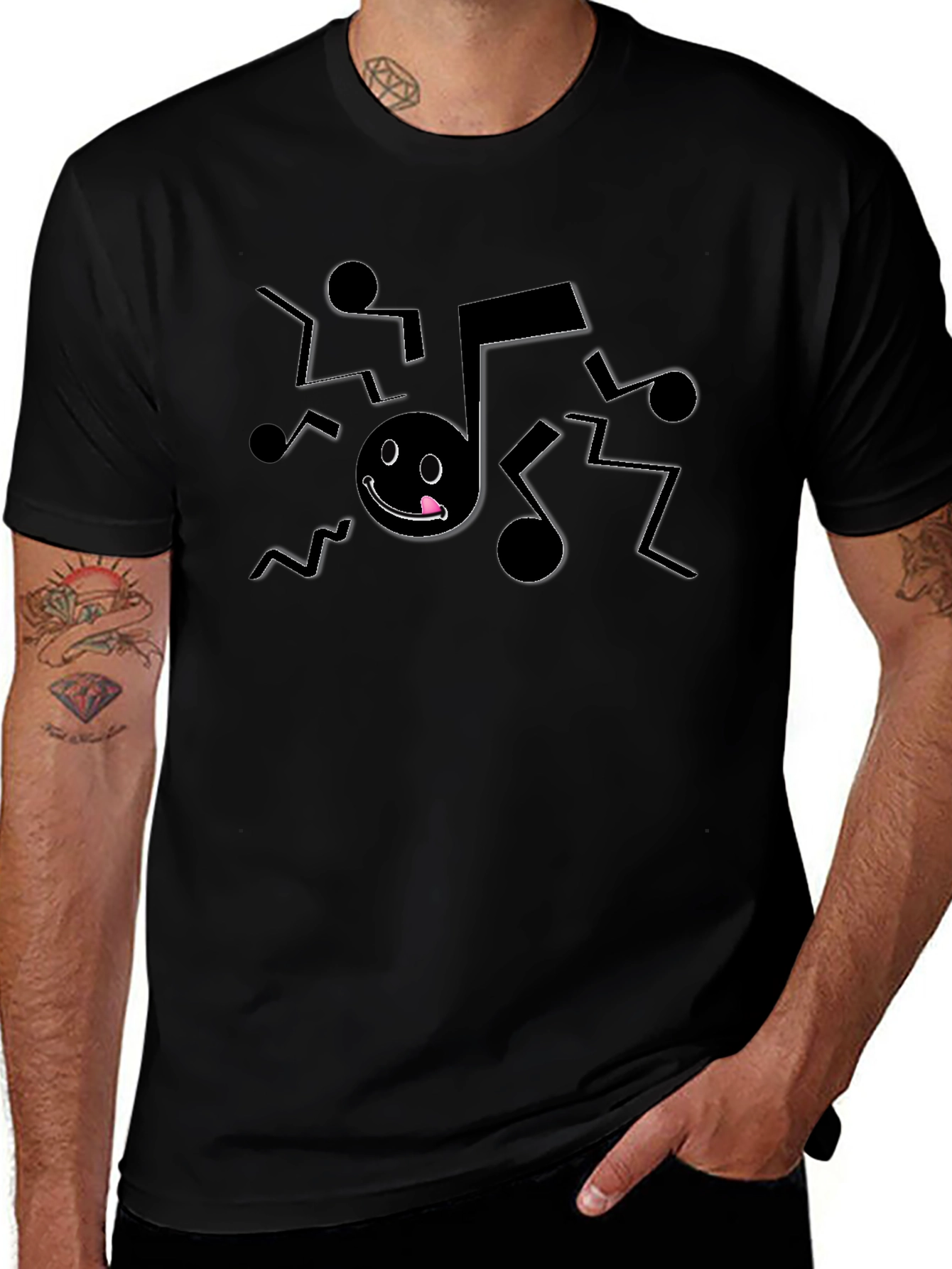 Music Note Graphic T-Shirt