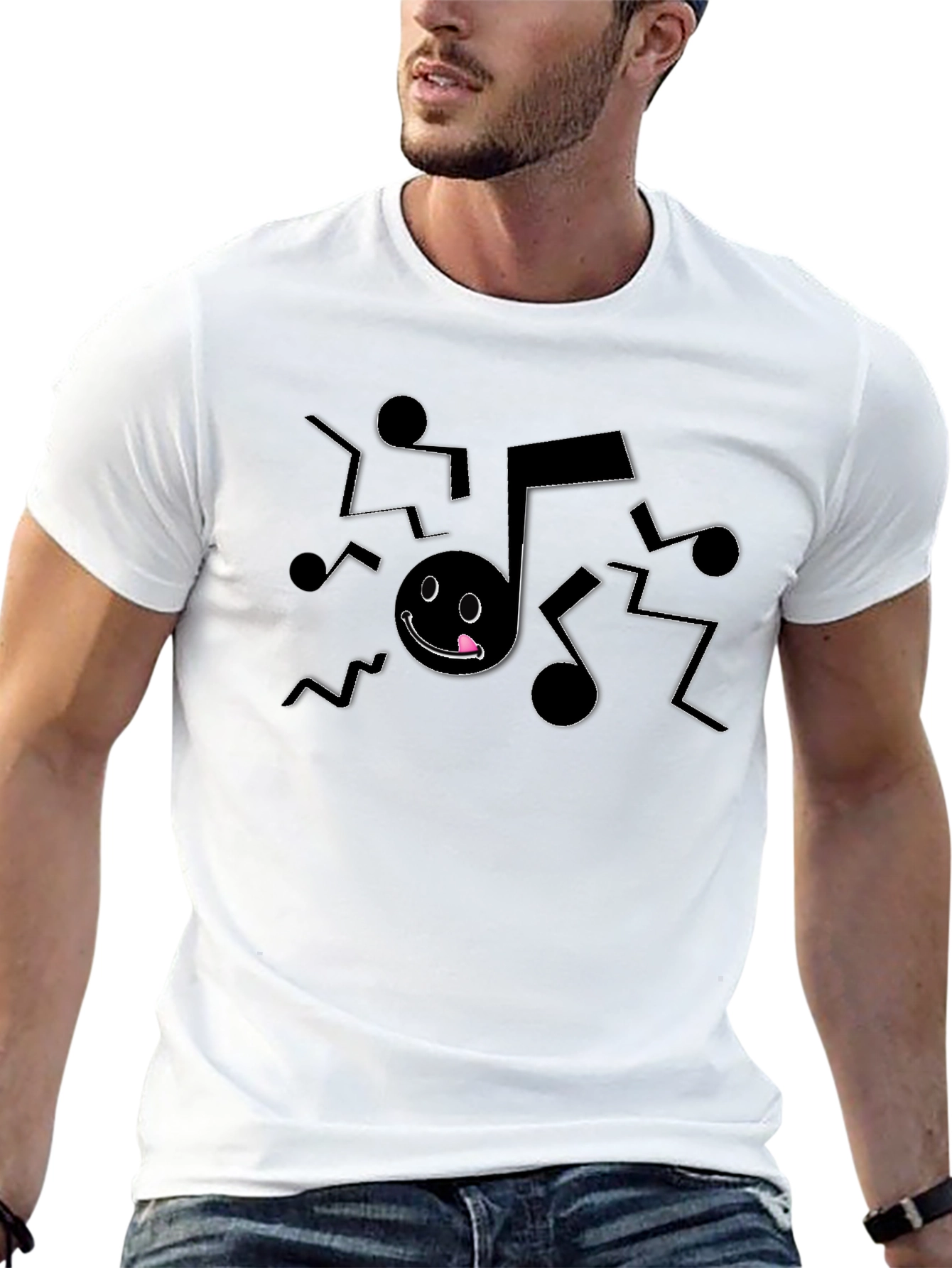 Music Note Graphic T-Shirt
