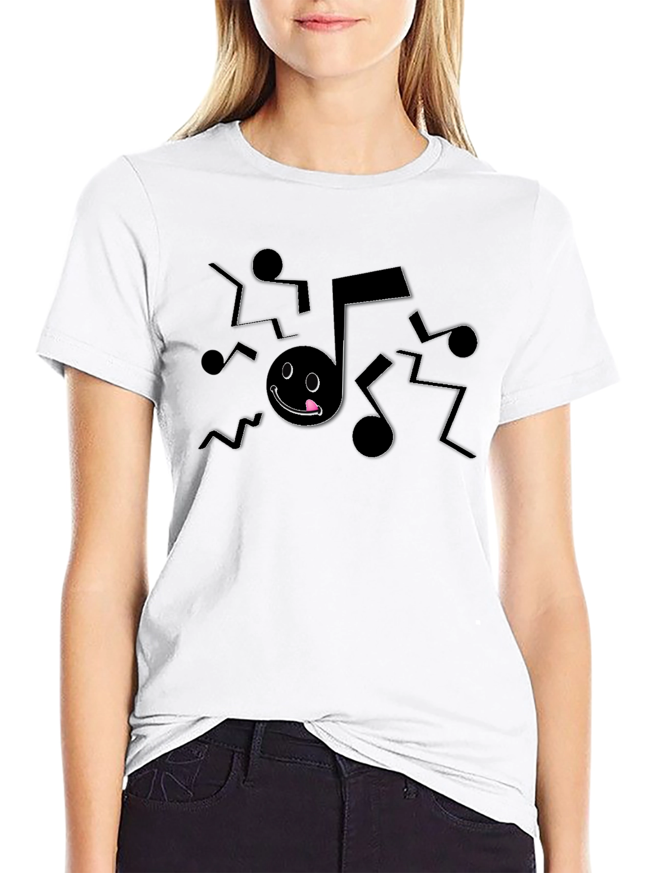 Music Note Graphic T-Shirt