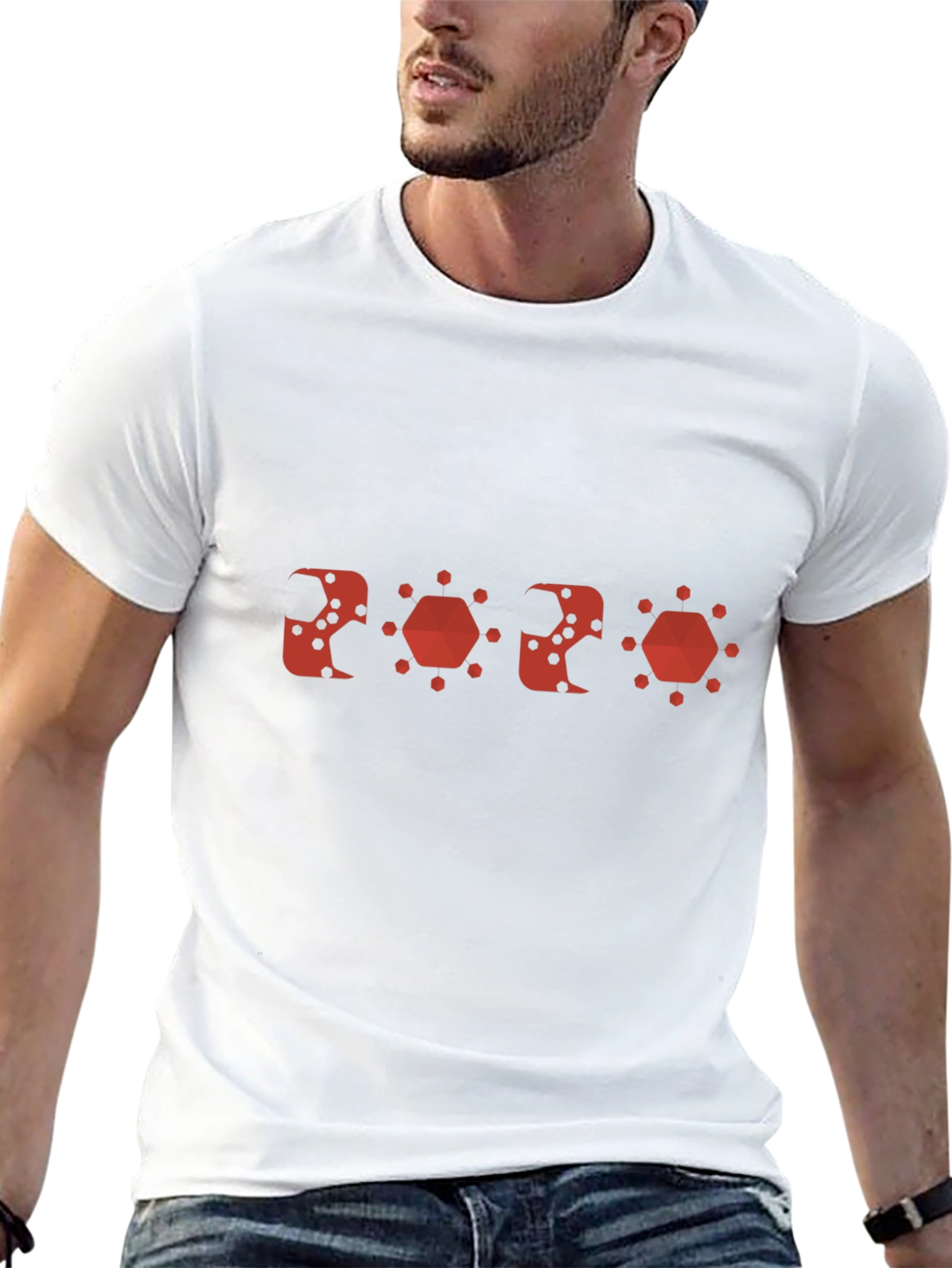 2020 Graphic Tee - Unique Design Black T-Shirt