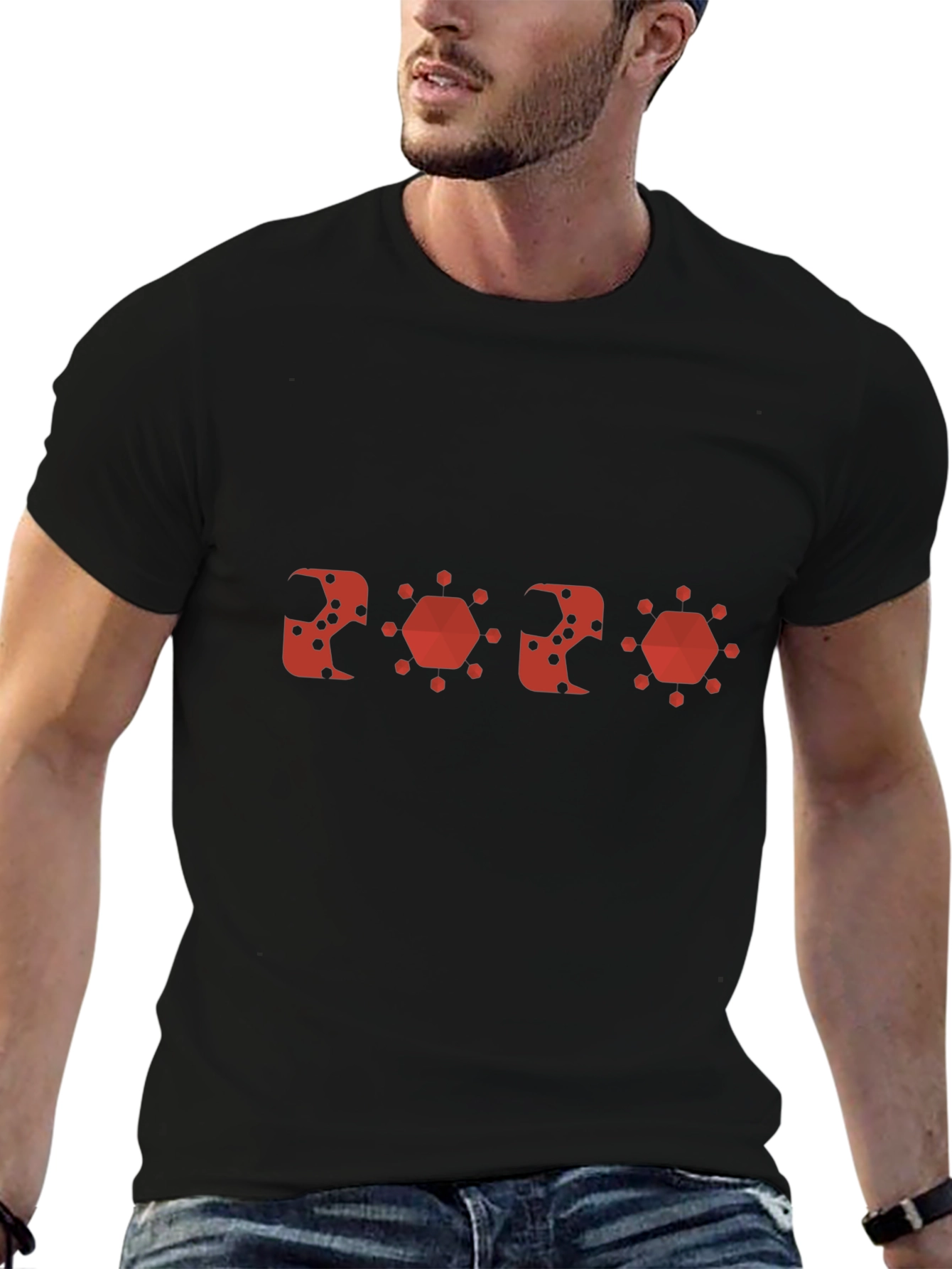 2020 Graphic Tee - Unique Design Black T-Shirt