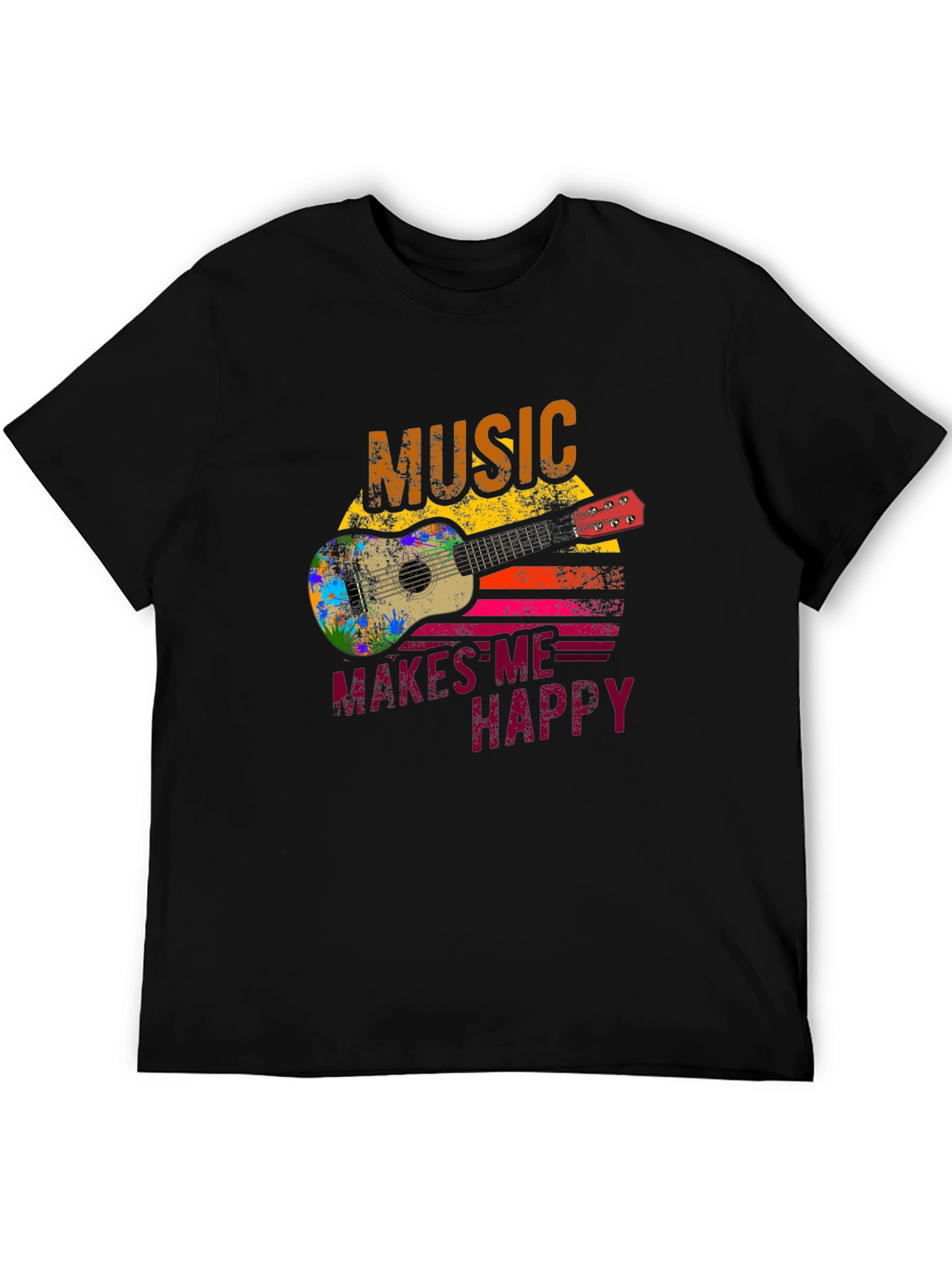 Music Makes Me Happy Graphic Tee