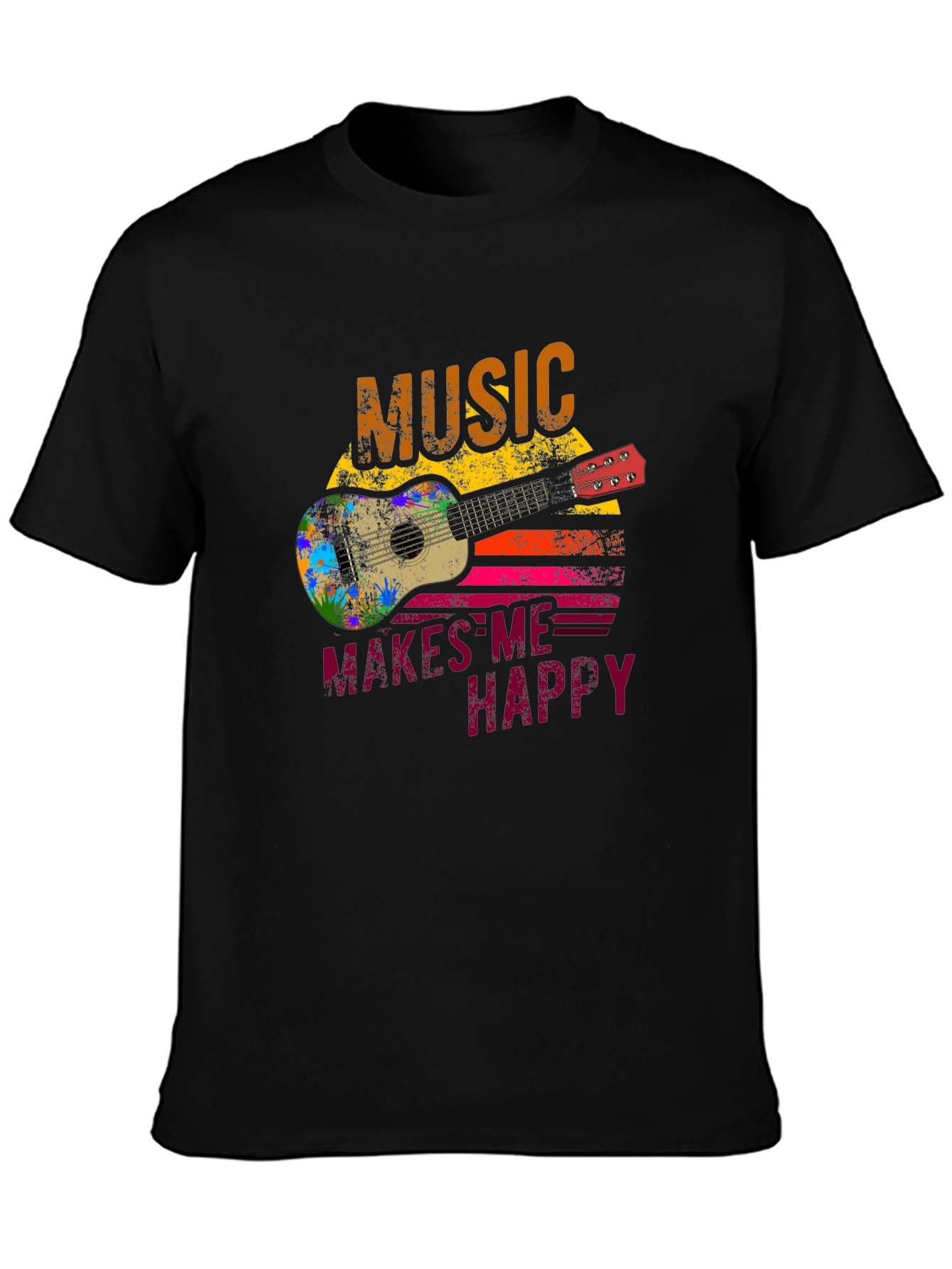 Music Makes Me Happy Graphic Tee