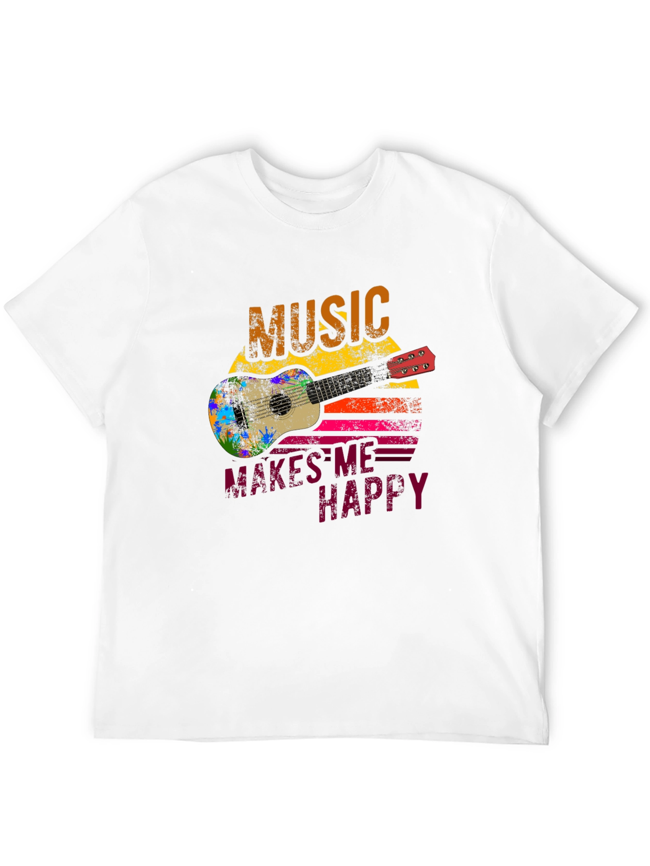 Music Makes Me Happy Graphic Tee