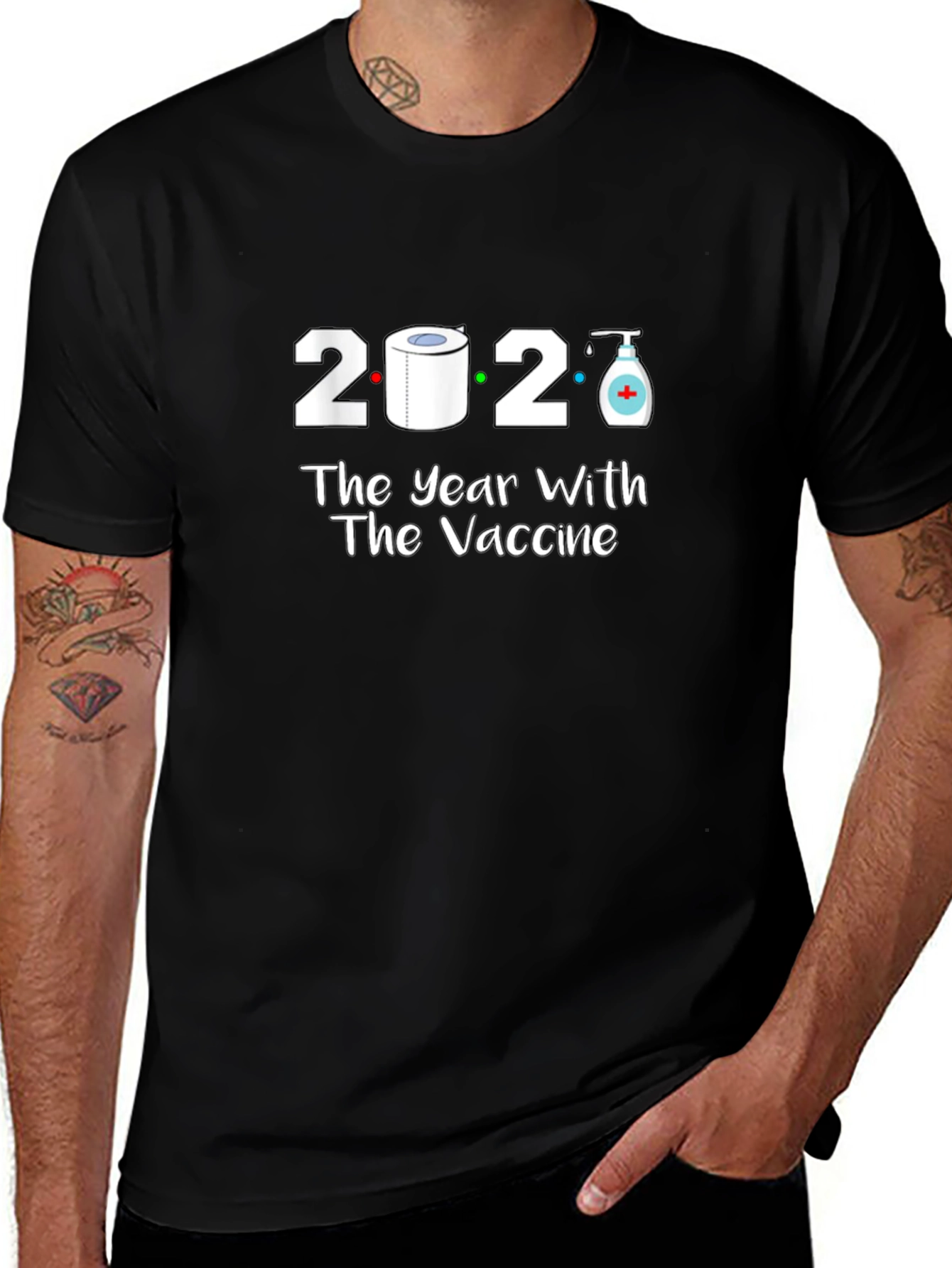 2020 The Year With The Vaccine T-Shirt