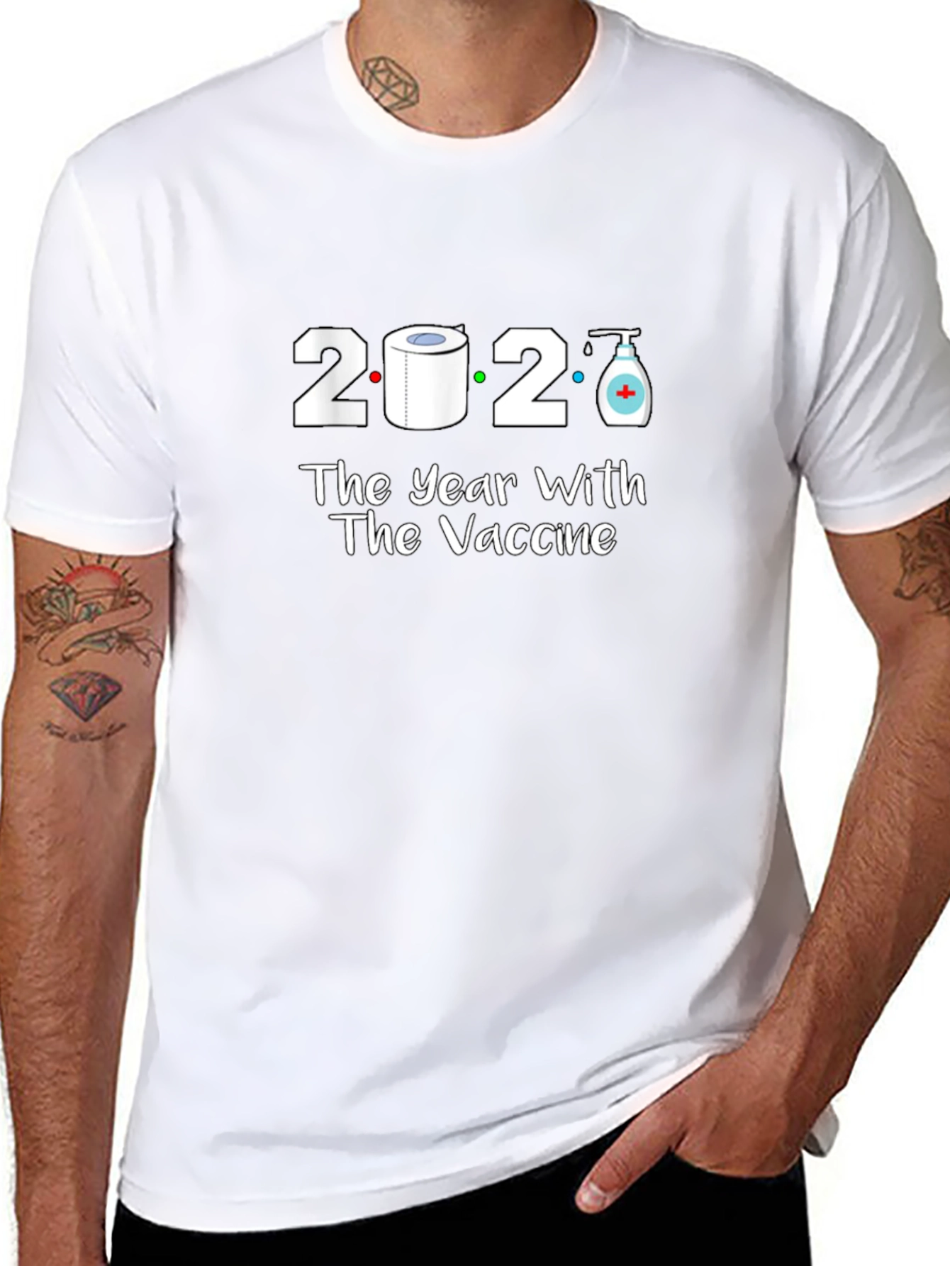 2020 The Year With The Vaccine T-Shirt