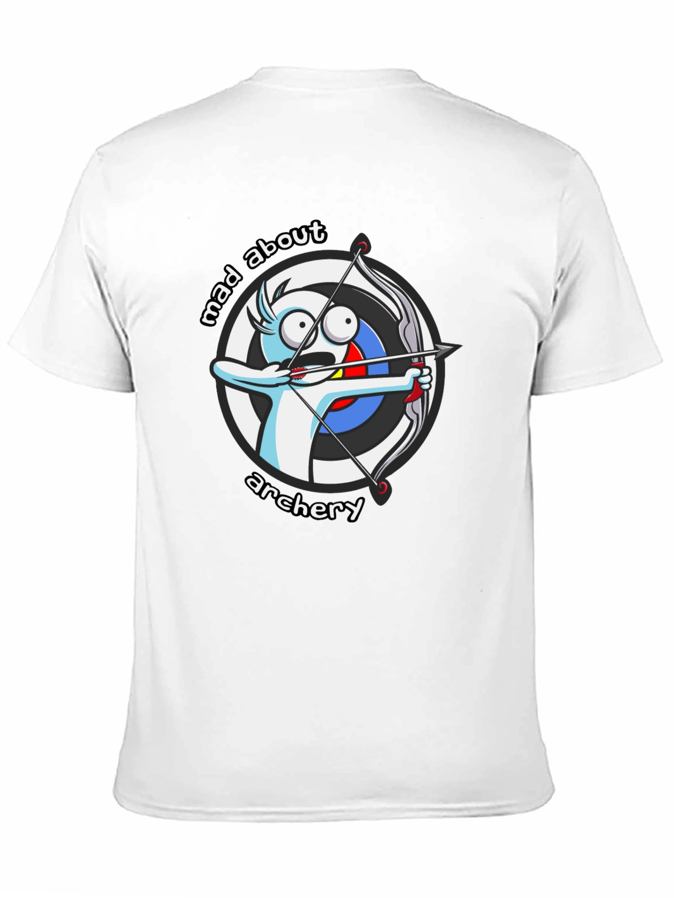 Mad About Archery Cartoon Graphic T-Shirt