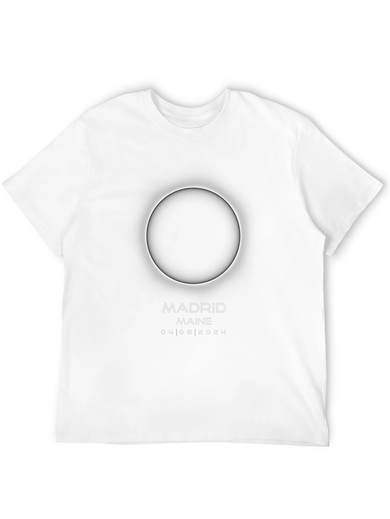 Madrid Maine Eclipse 04/08/2024 T-Shirt
