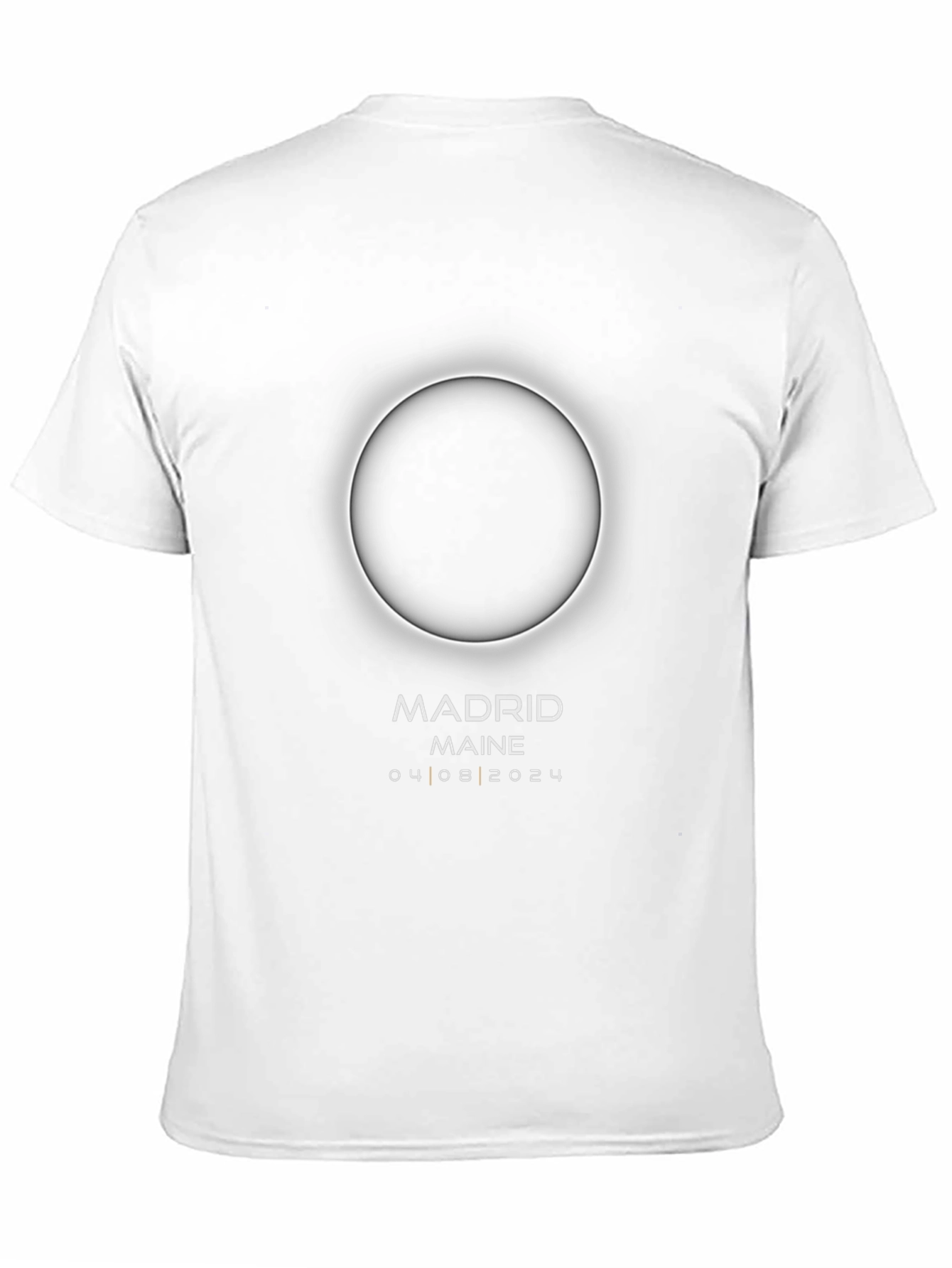 Madrid Maine Eclipse 04/08/2024 T-Shirt