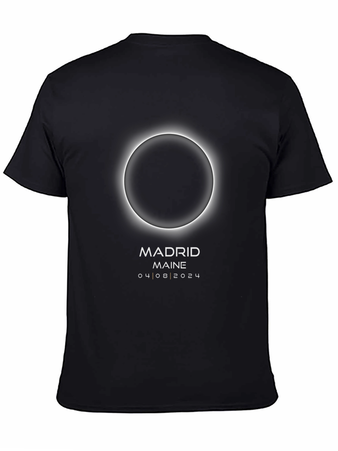 Madrid Maine Eclipse 04/08/2024 T-Shirt