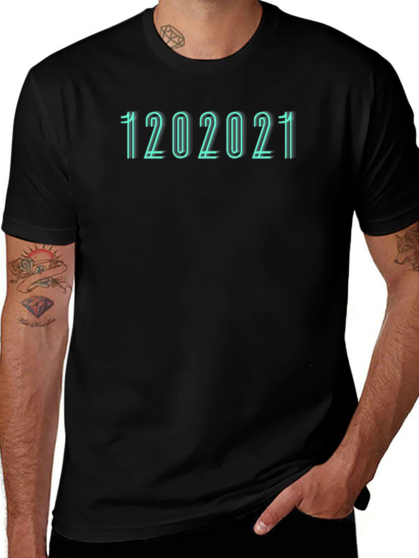 1202021 Graphic Tee - Black