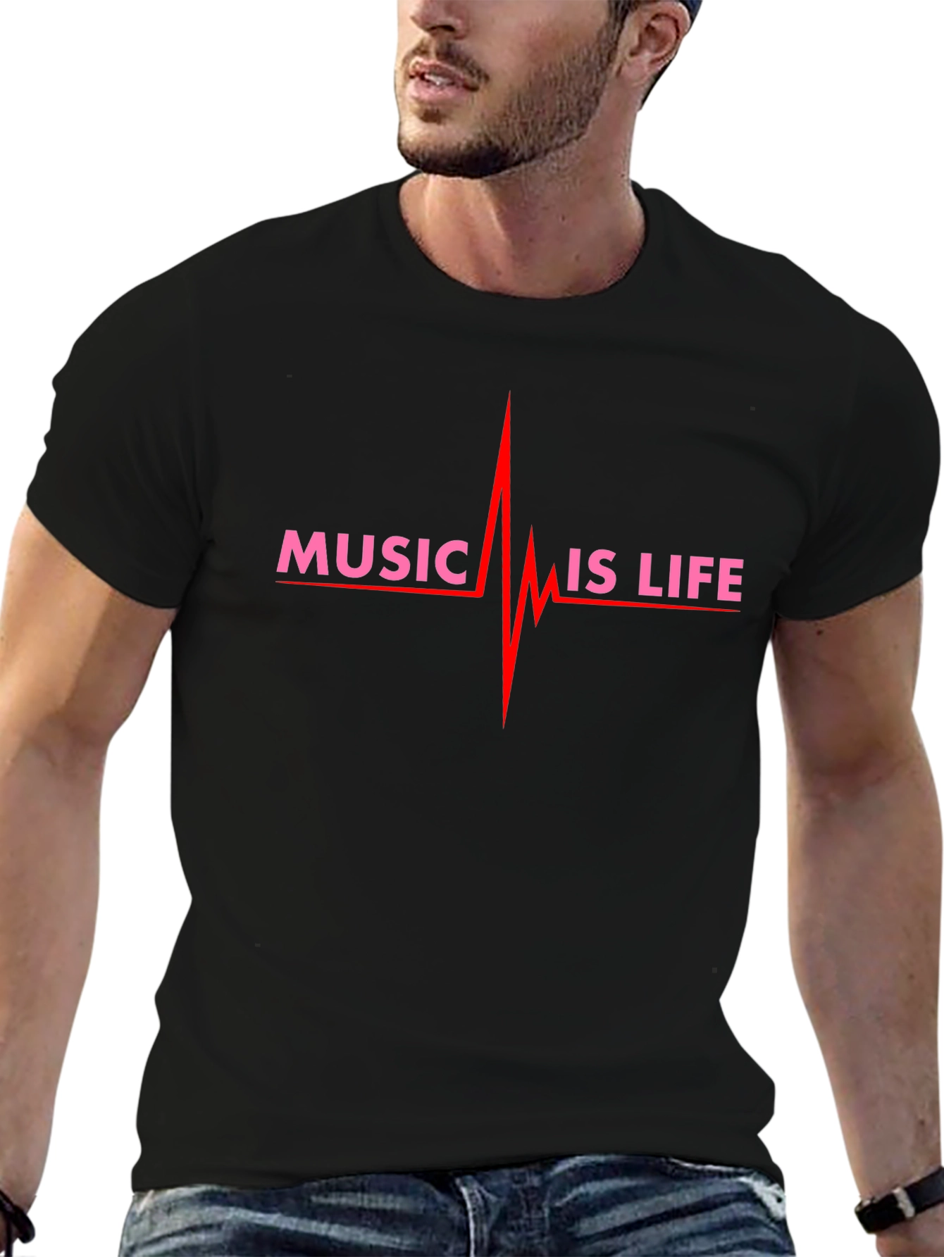 Music Is Life T-Shirt - Stylish Graphic Tee