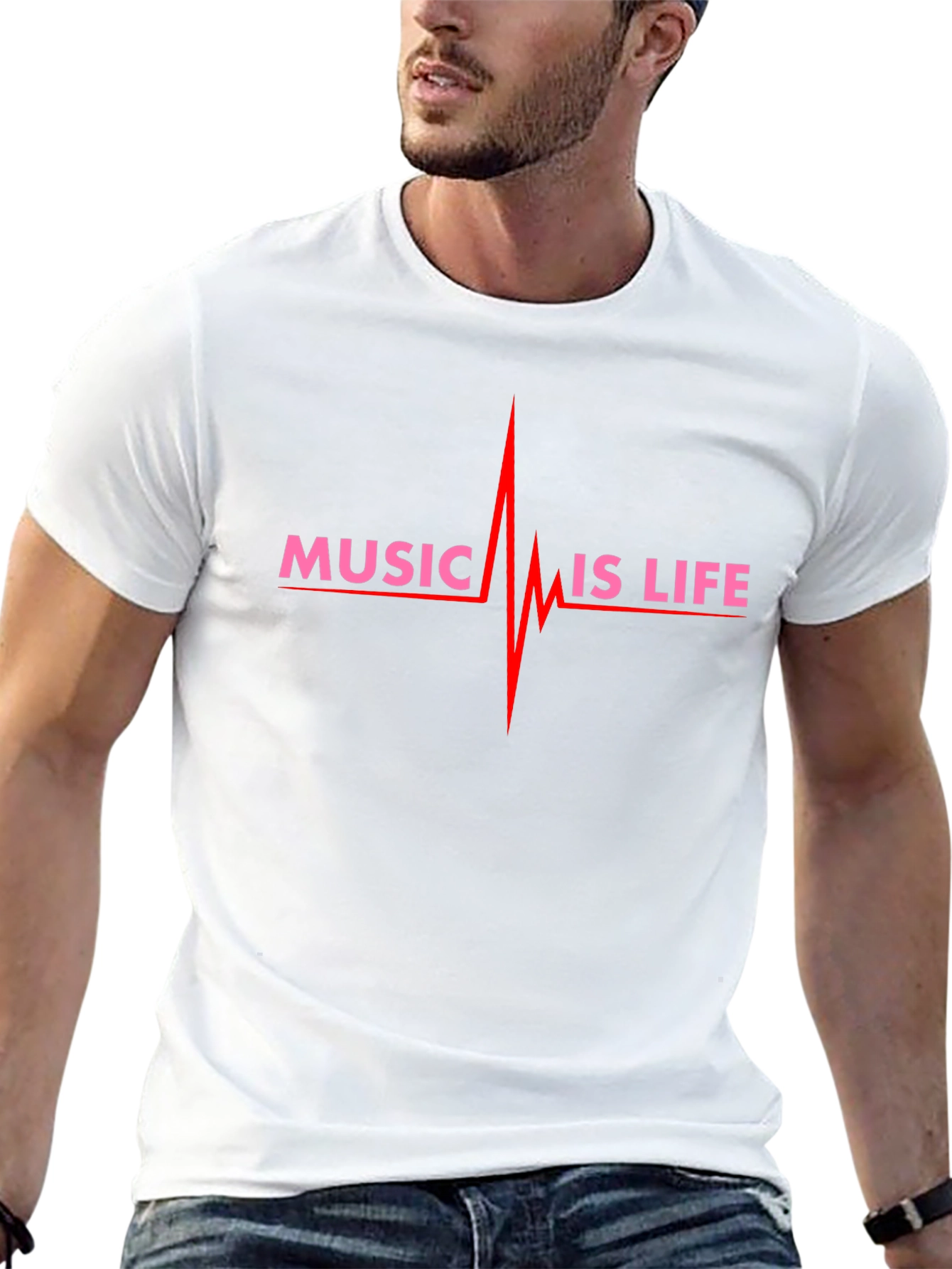 Music Is Life T-Shirt - Stylish Graphic Tee