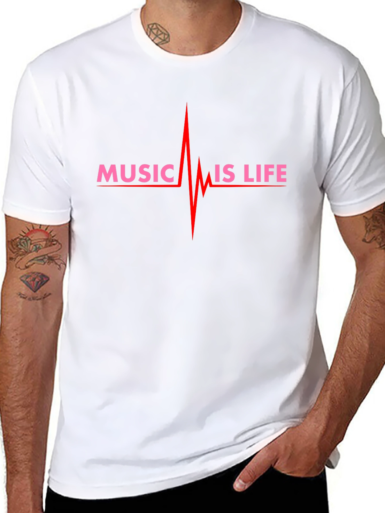 Music Is Life T-Shirt - Stylish Graphic Tee