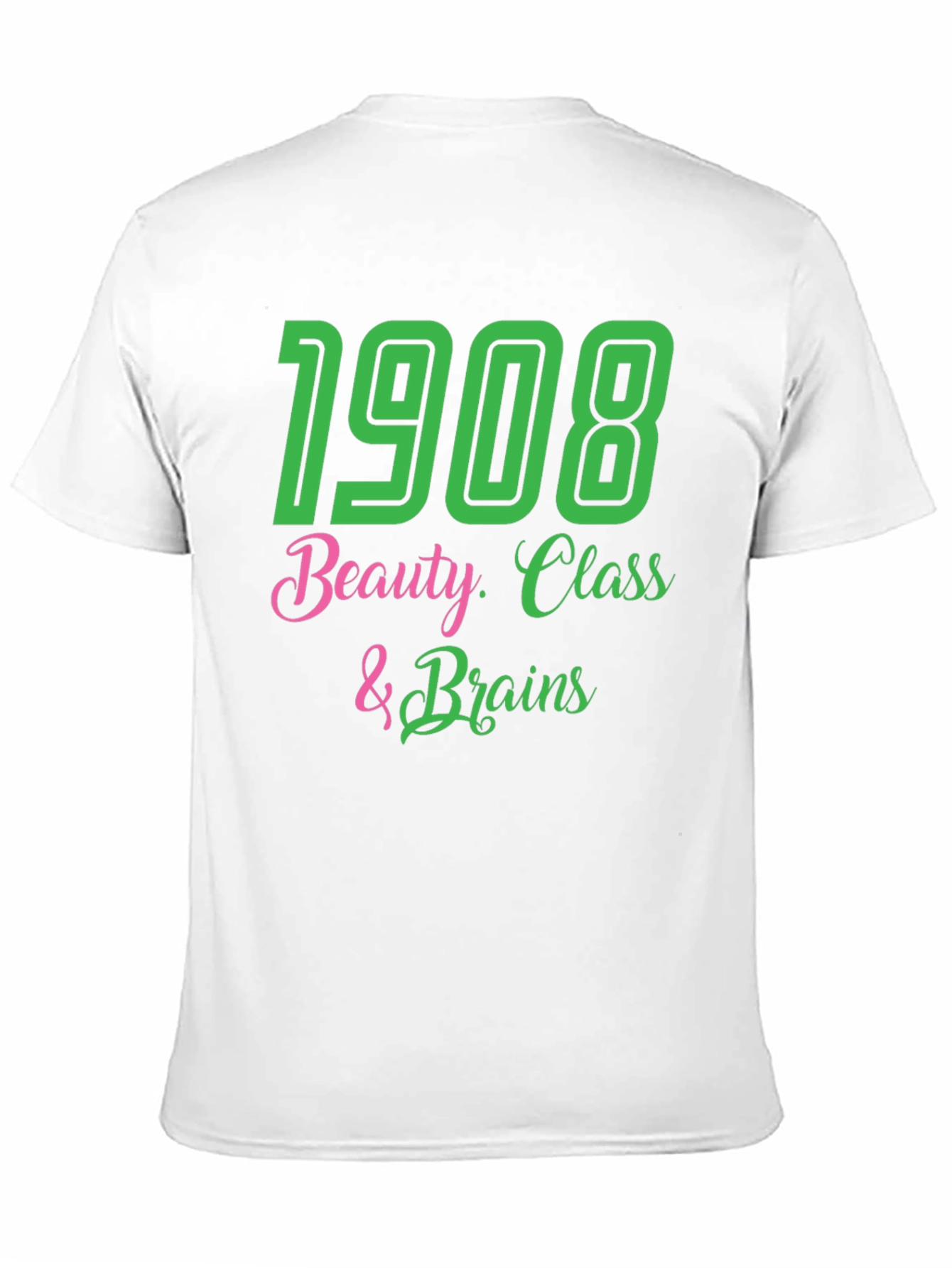 1908 Beauty Class & Brains Graphic T-Shirt
