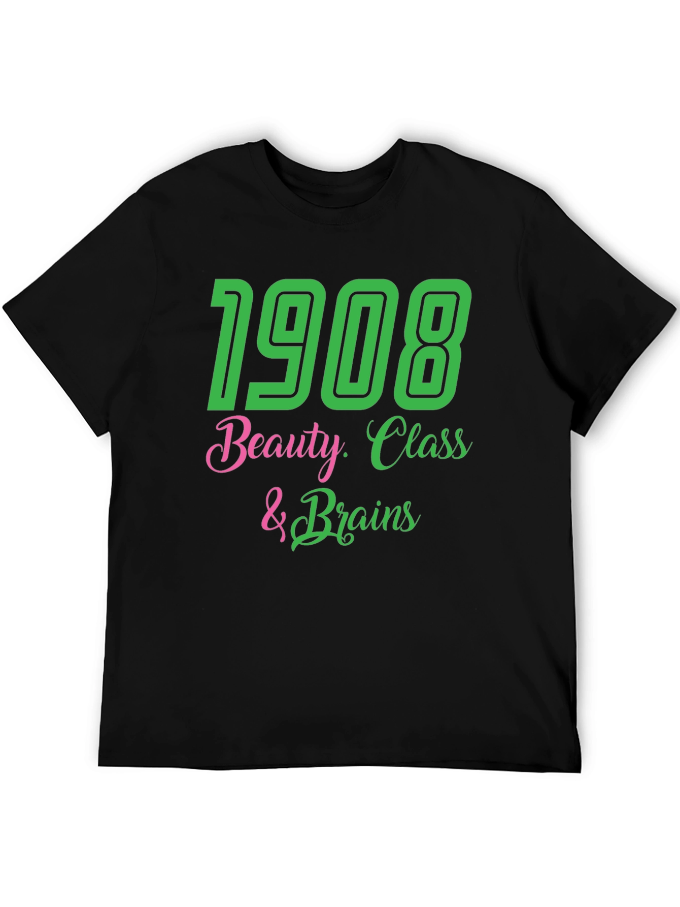 1908 Beauty Class & Brains Graphic T-Shirt
