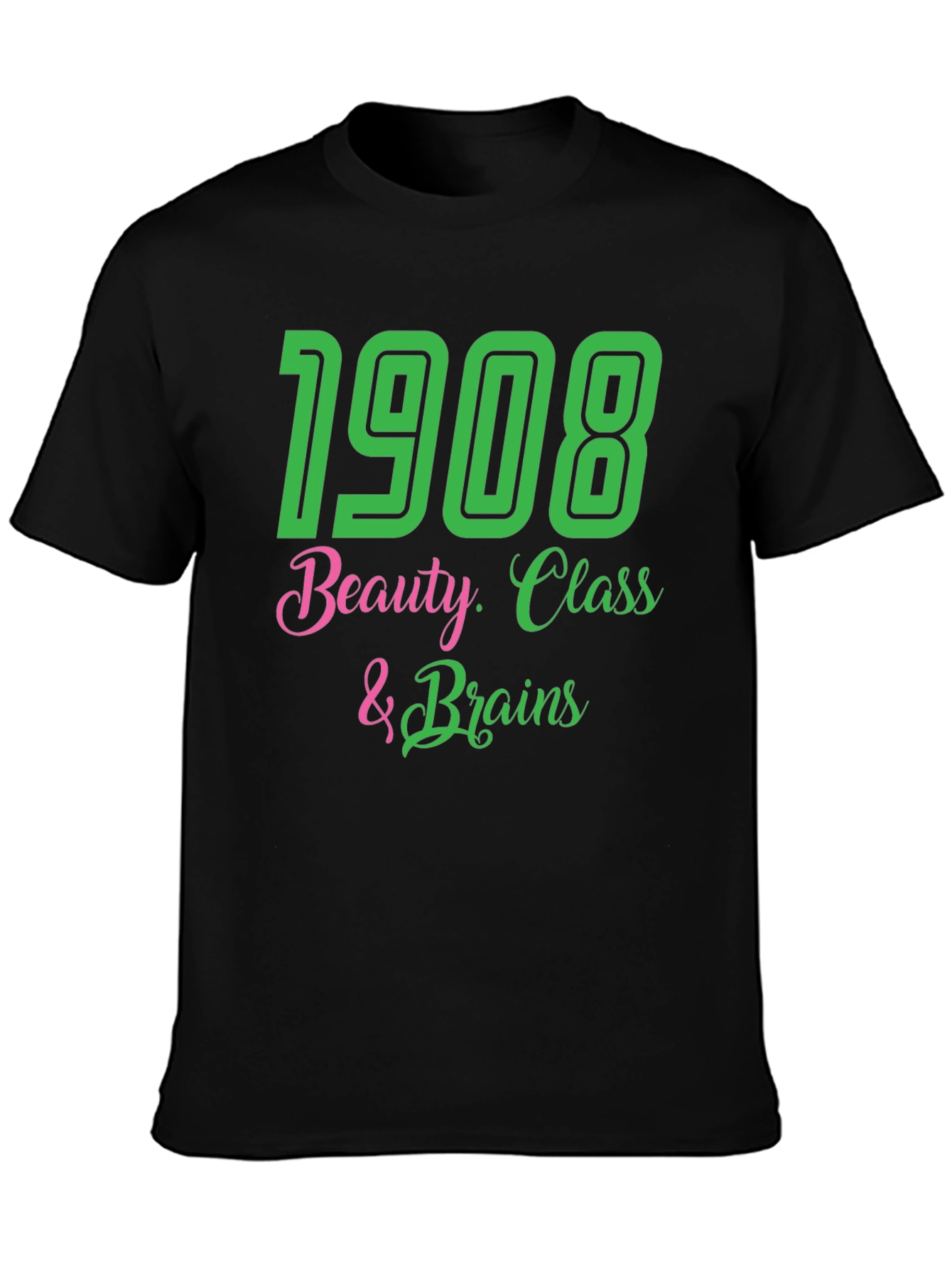 1908 Beauty Class & Brains Graphic T-Shirt